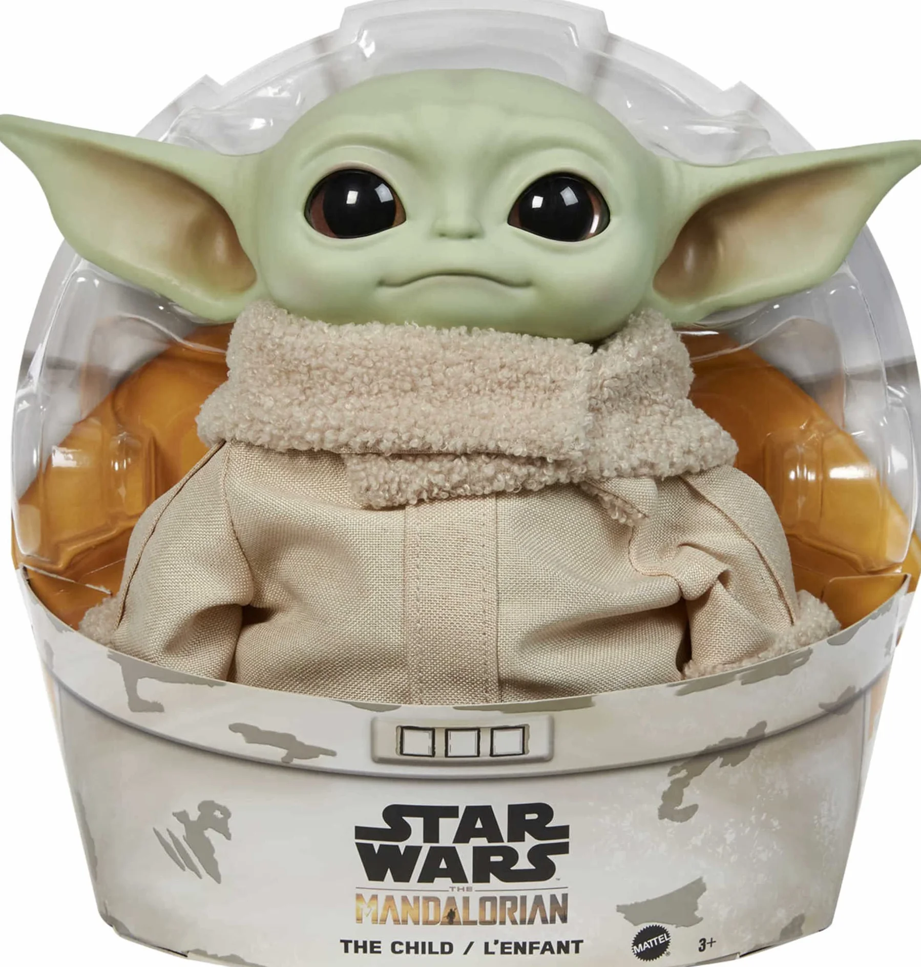 Mattel The Child Star Wars Mandalorian Figurka Kolekcjonerska, Beżowy/Zielony, Od 3 lat