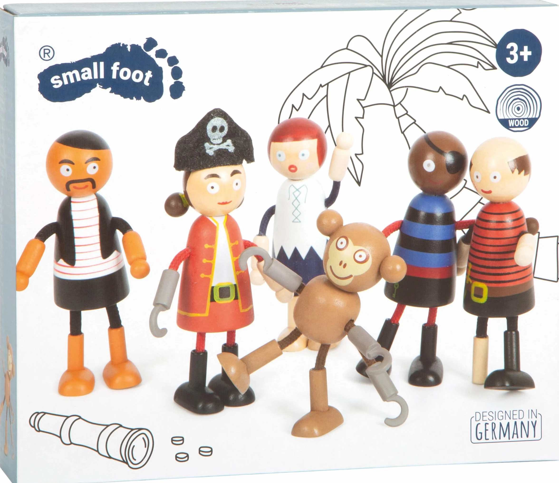 Biegepuppen Piraten Figuren