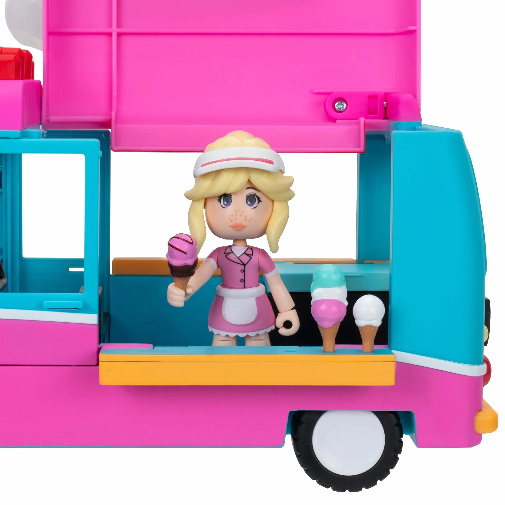 Adopt Me! Ice Cream Truck - Transforming Vehicle with Lights and Sound - Najlepsza gra online - Ekskluzywny wirtualny kod przedmiotu w zestawie