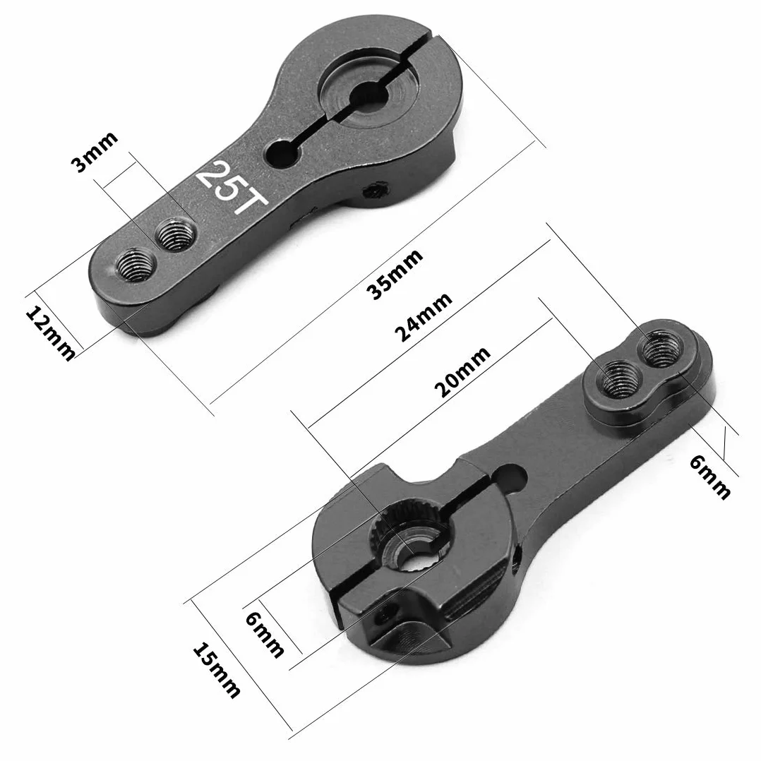 JX Servo CLS6322HV 21kg High Torque metalowa obudowa z metalowym zębem wysokociśnieniowym cyfrowe serwo do dronów RC Car RC Boat Robort