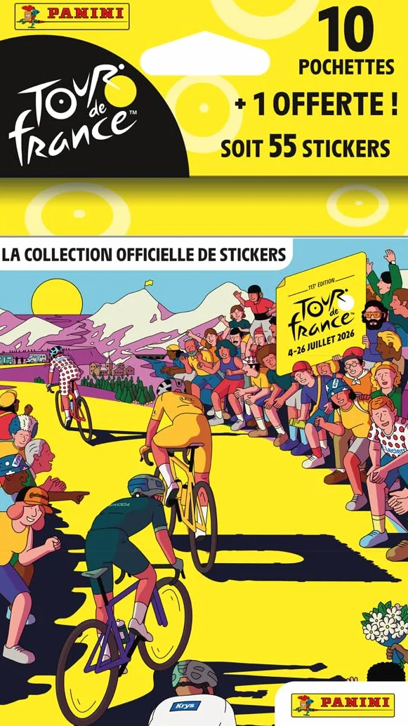 Panini Tour DE France 2026 - Blister 10 kieszeni + 1 woreczek w prezencie