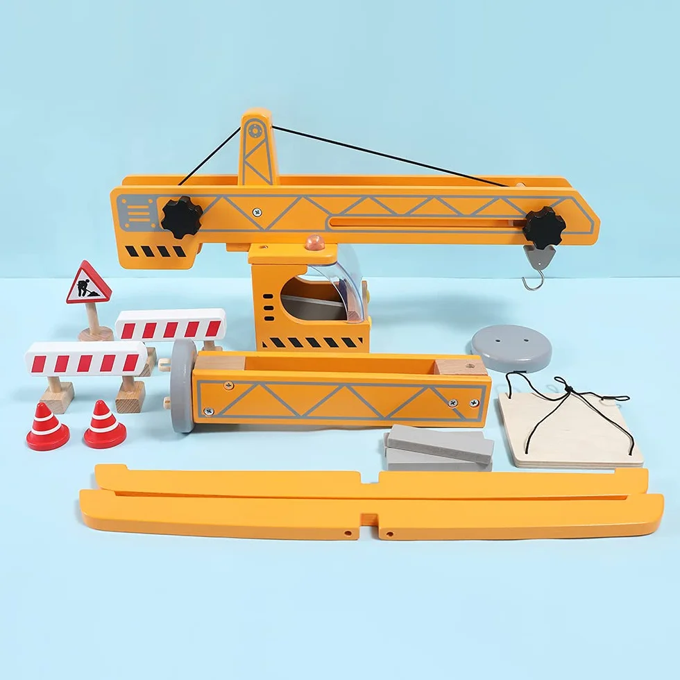 Hape E3011 Wooden Crane Lift