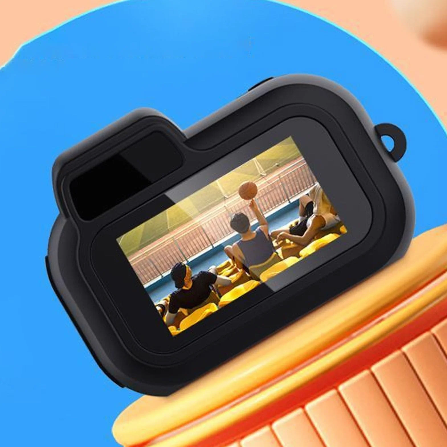 Mini Aparat Cyfrowy dla Dzieci, Kamera Wideo FHD 1080P 30fps z Ekranem 0,96 Cala, Mały Aparat z możliwością ładowania dla Studentów Nastolatki Dorośli Dziewczęta Chłopcy