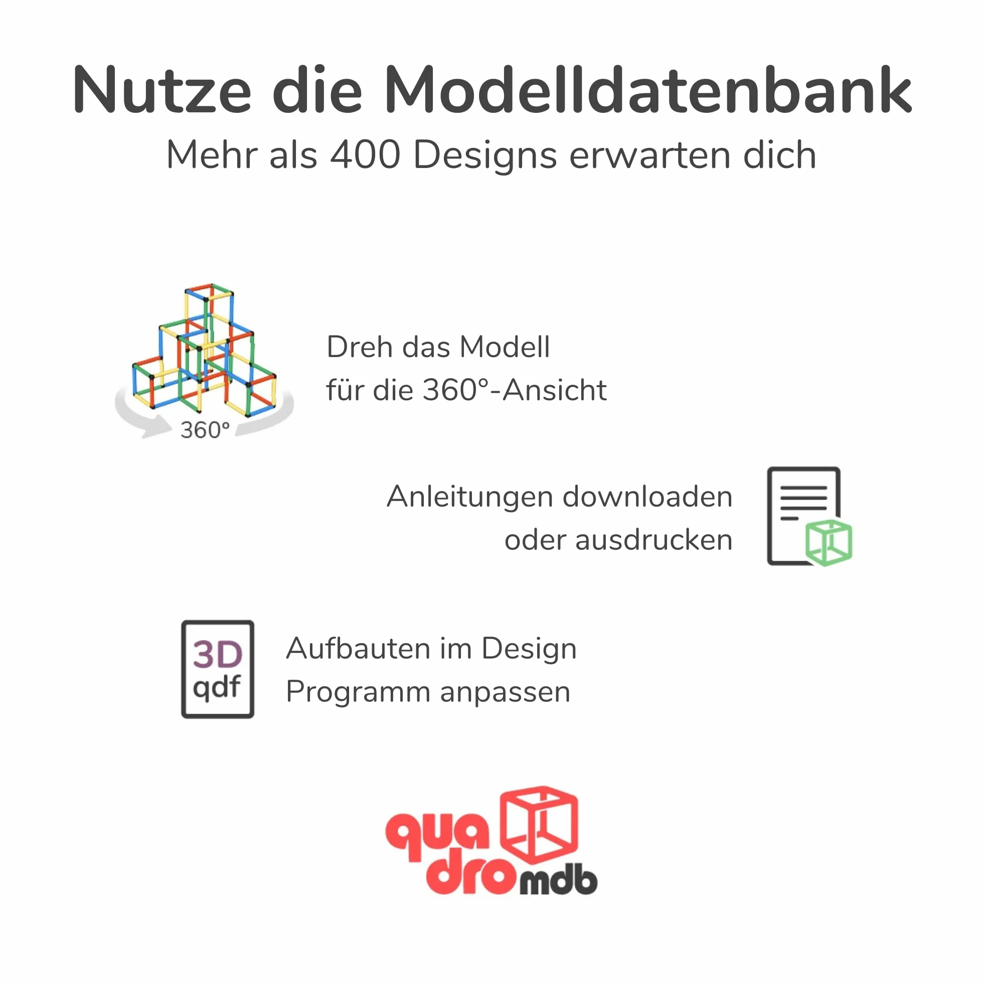 Quadro Adventure Home zestaw – Modułowa wspinaczka dla niemowląt i małych dzieci, 26 modeli, od 6 miesiąca, do domu i ogrodu, 220 elementów, TÜV-cert.
