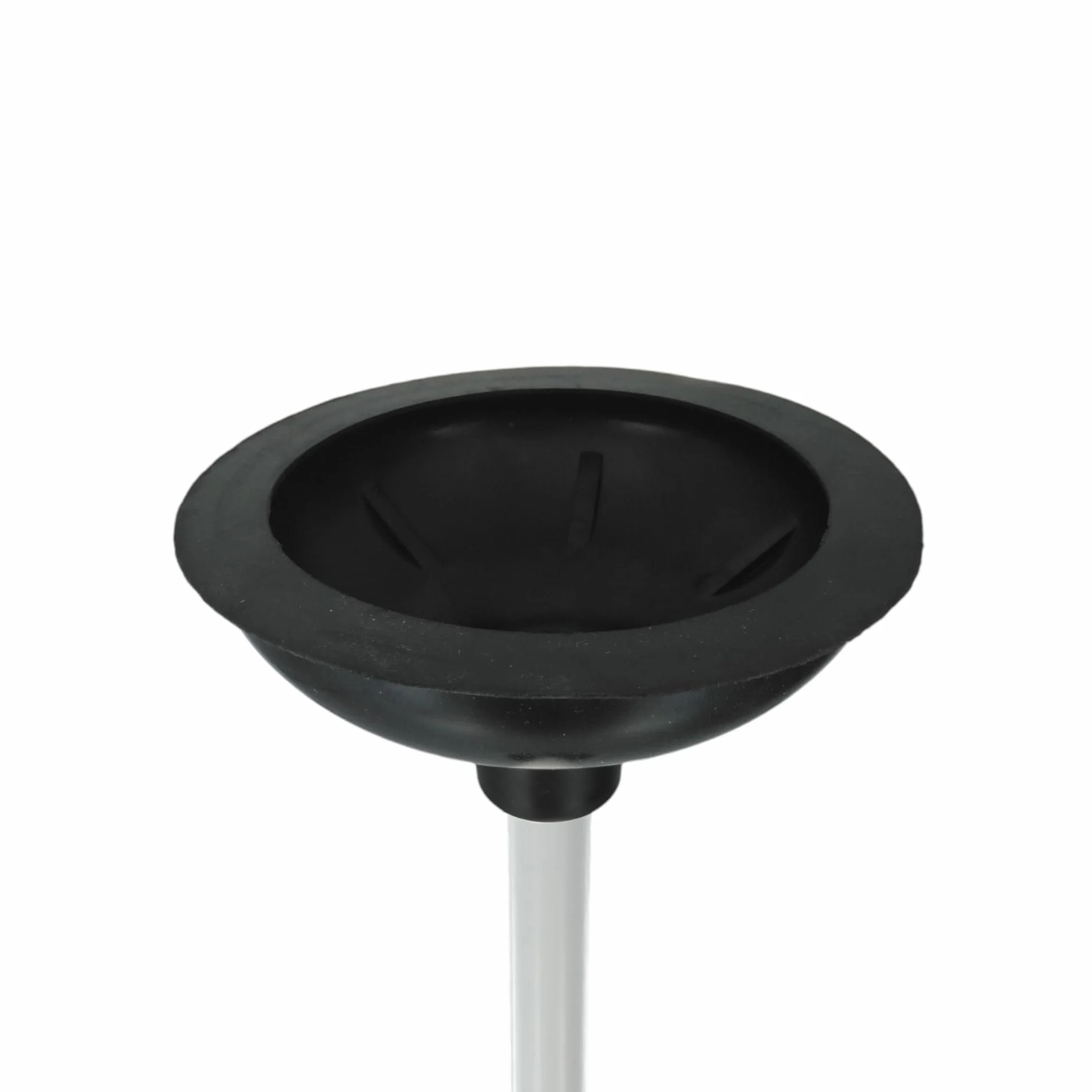 Merriway BH03116 Tłok do zlewu o średnicy 150 mm (6 cali) z plastikowym uchwytem 225 mm, biały/czarny