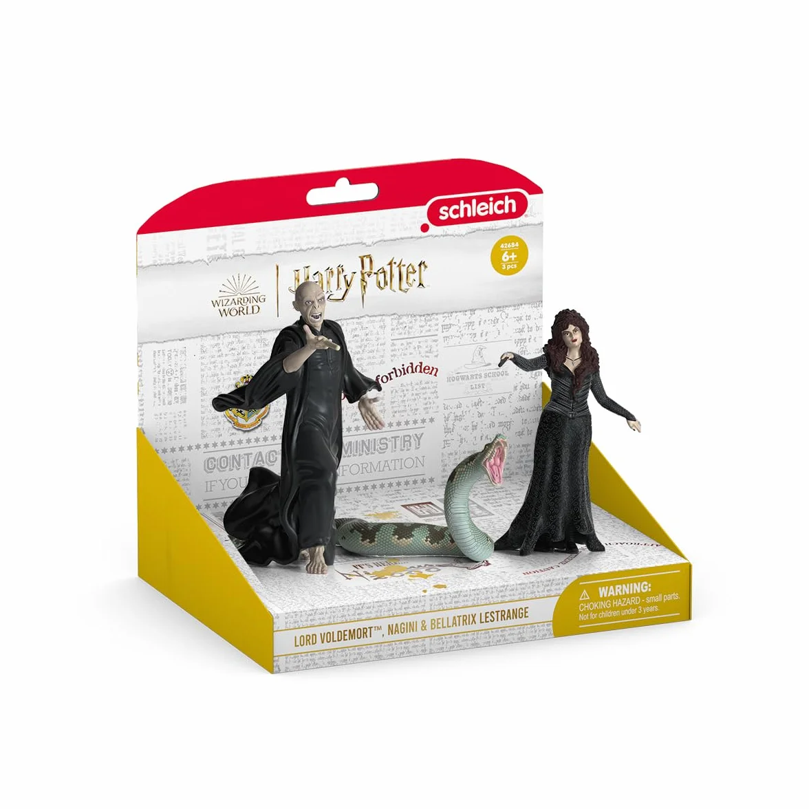 Schleich Harry Potter Lord Voldemort Nagini Bellatrix Lestrange Zestaw 3 Figurki Ruchome