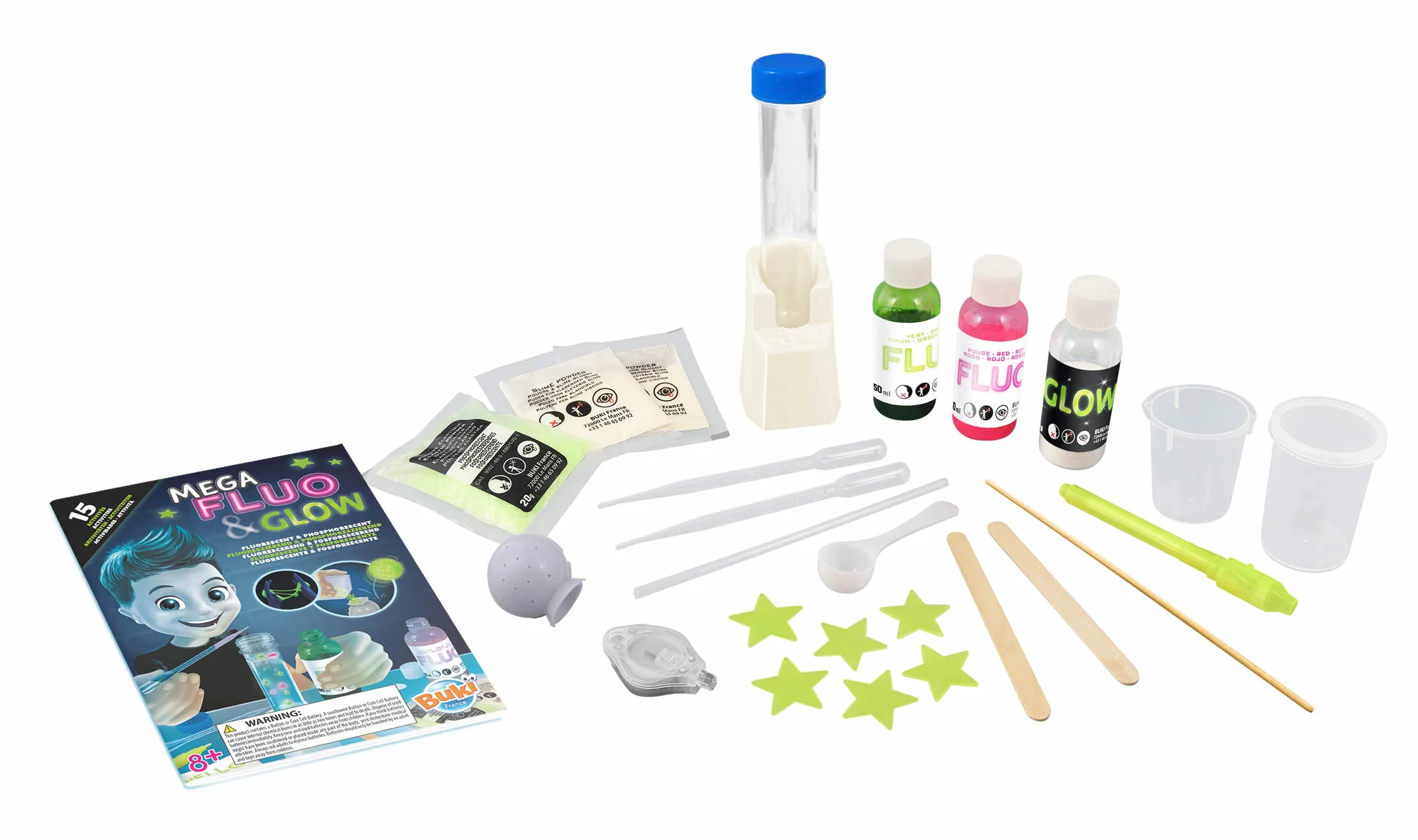 BUKI France 2162 Mega Glow & Fluo