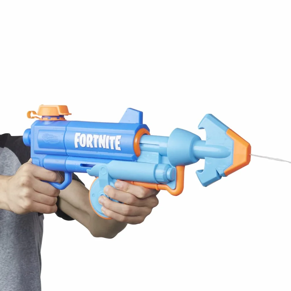 Super Soaker 5010993898794 Nerf Fortnite HG Water Blaster, Pump-Action Soakage, Outdoor Summer Games for Teens, Adults, Multi
