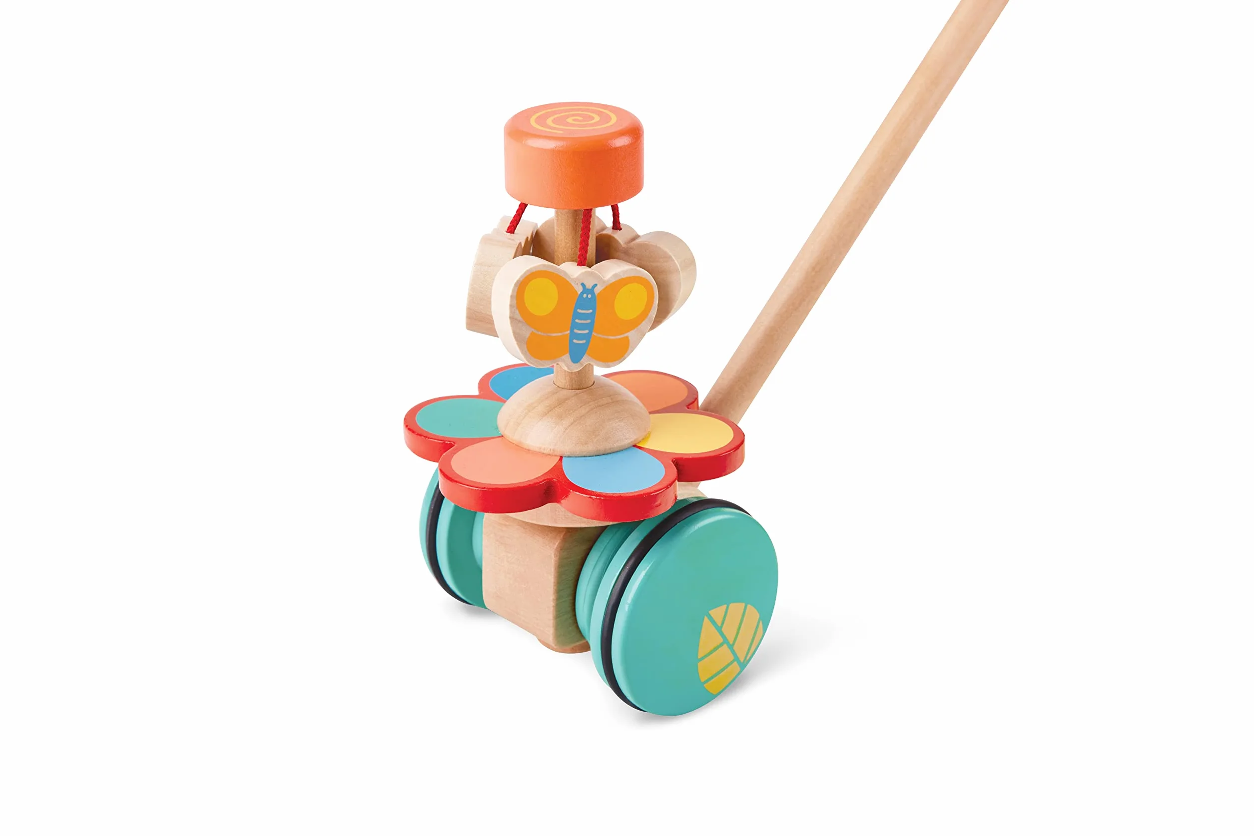 Hape E0341 Dancing Butterflies Push and Pull Along Wooden Toy