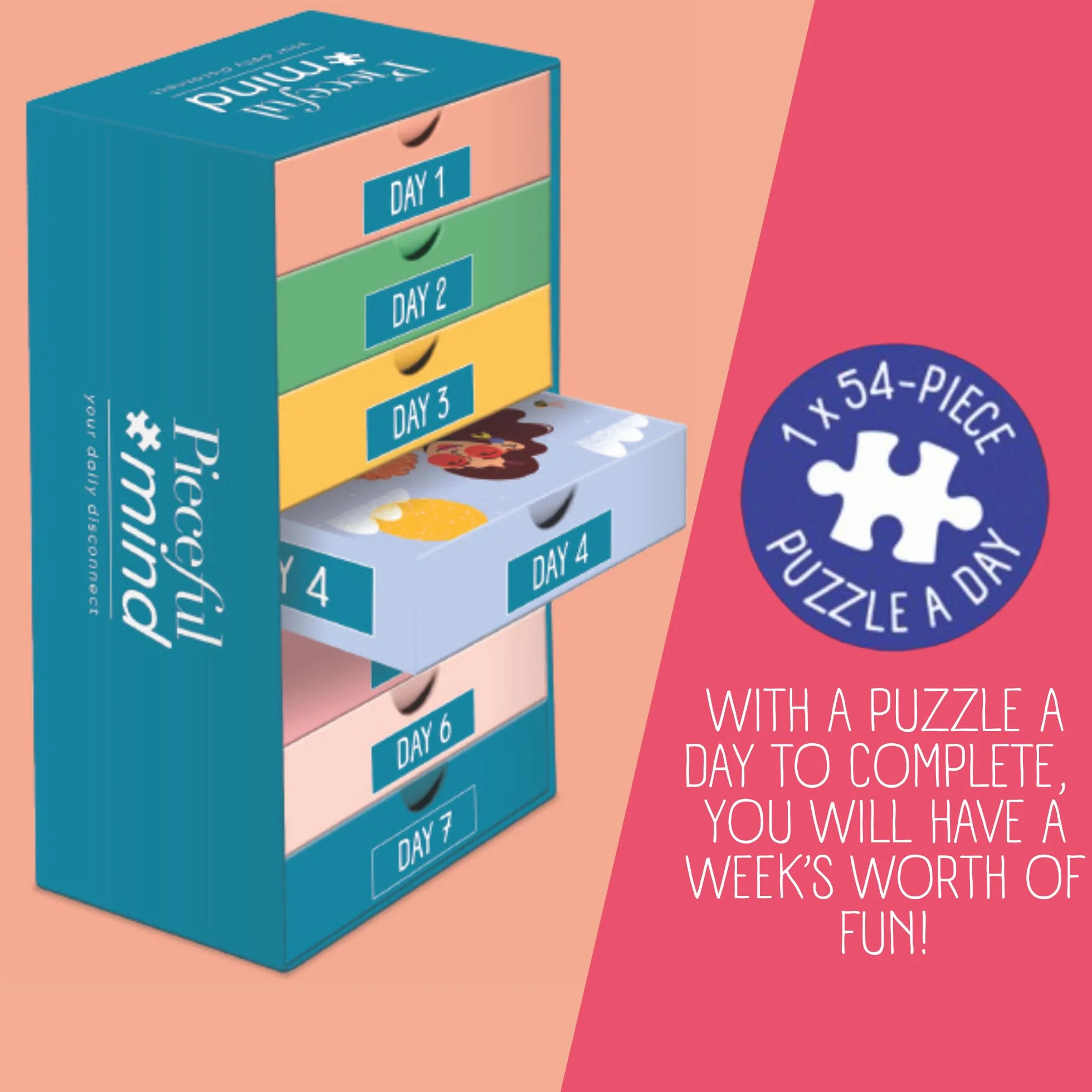 Pieceful mind - Take a moment - Puzzle 54 Teile