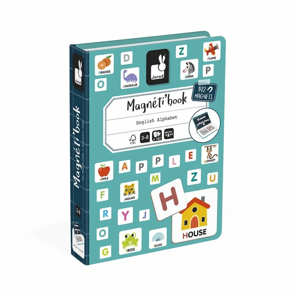 Janod Magneti'Book Alphabet Educational Game English Version