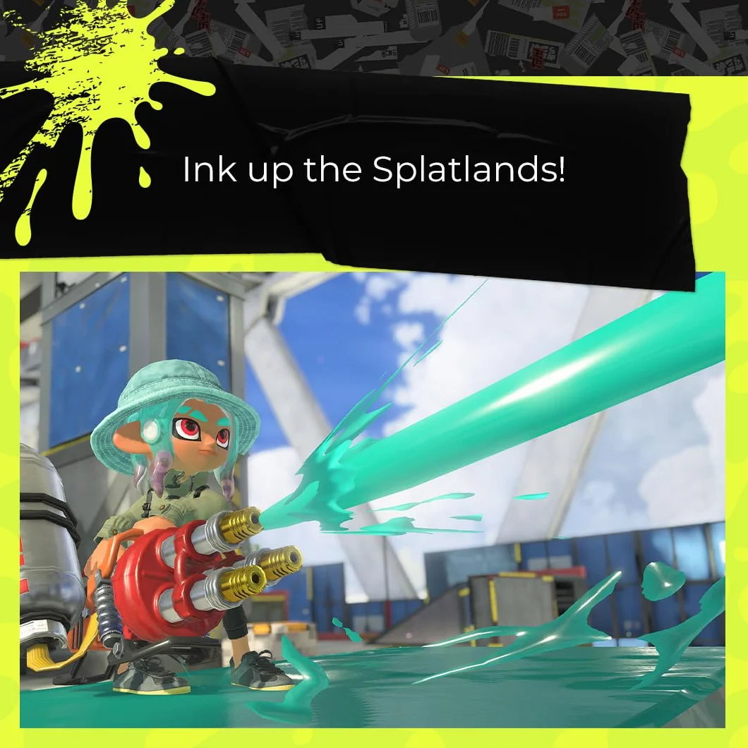Nintendo Splatoon 10009751 Gra Komputerowa, Niebieski/Żółty, Od 7 lat