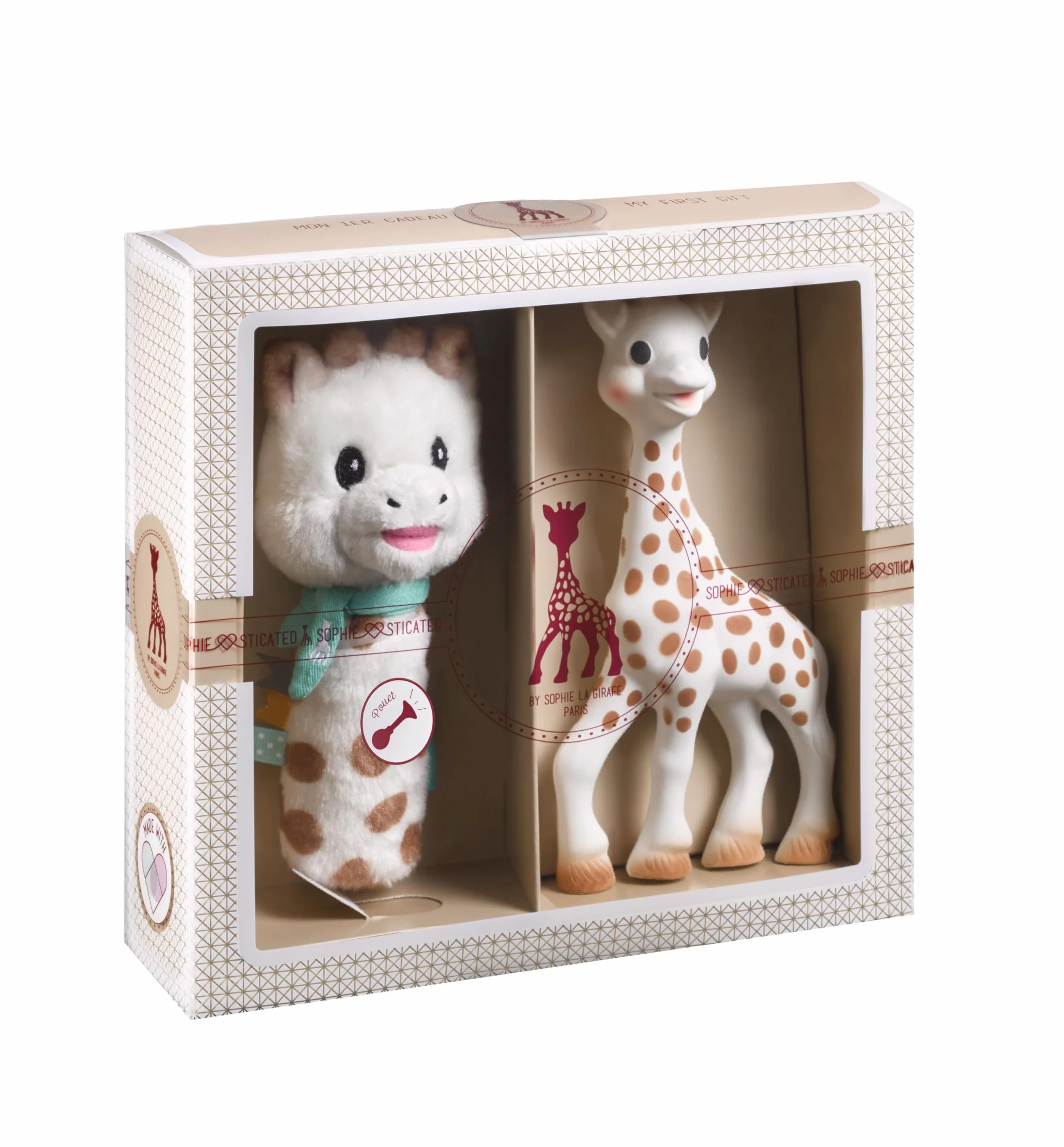 Sophie de giraf Sophiesticated cadeauset small set 5