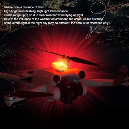 Światło Stroboskopowe Drona, Ultralekkie światło Ostrzegawcze Antykolizyjne Kompatybilne z Dronem MINI 3PRO