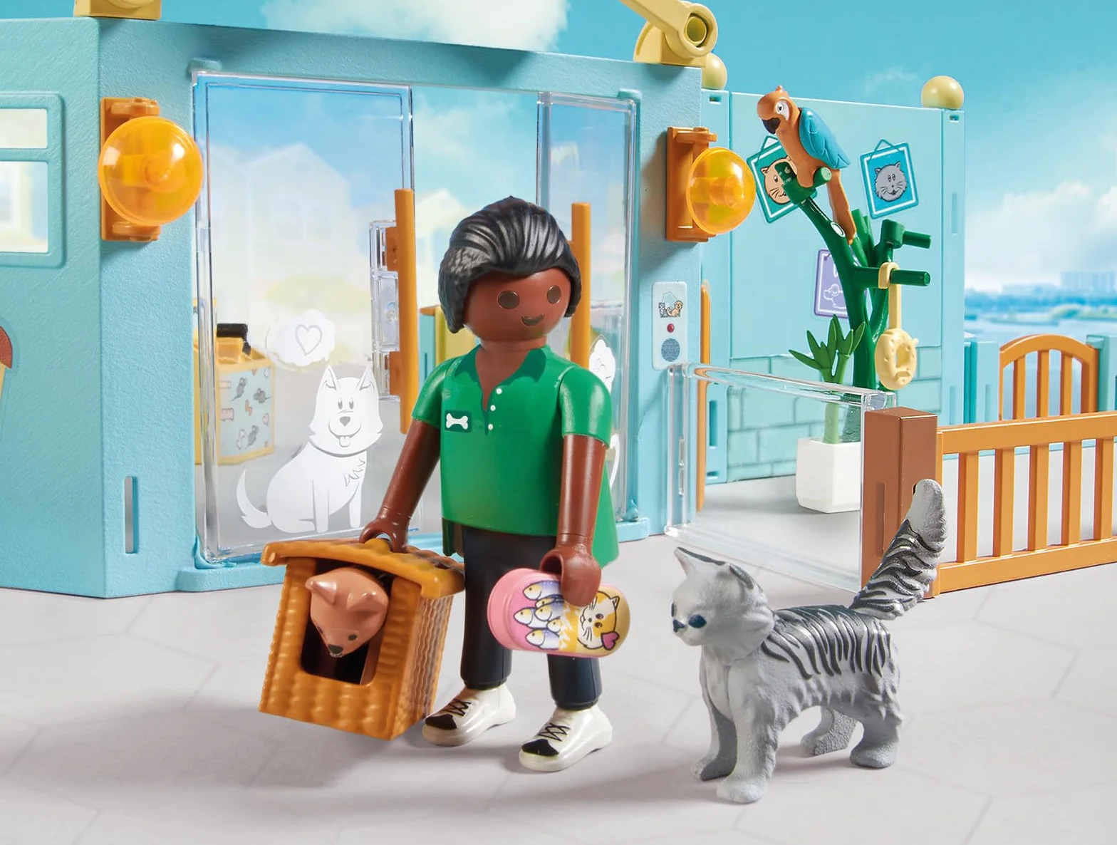 PLAYMOBIL | My Life | Hotel dla zwierząt | Zabawki dla dzieci | Zestaw figurek zwierząt | Zabawki dla dzieci od 4 lat | 71742