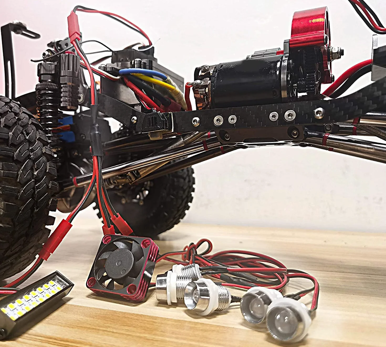 GTIWUNG 6 sztuk RC JST wtyczka żeńska ESC bateria JST Connector Gniazdo Y kabel do 1/10 RC Crawler Traxxas TRX-4