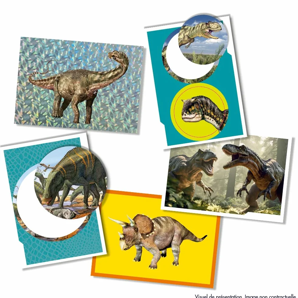 Panini DINOS NATIONAL GEOGRAPHIC KIDS PANINIPEDIA Pudełko z 36 kieszeniami