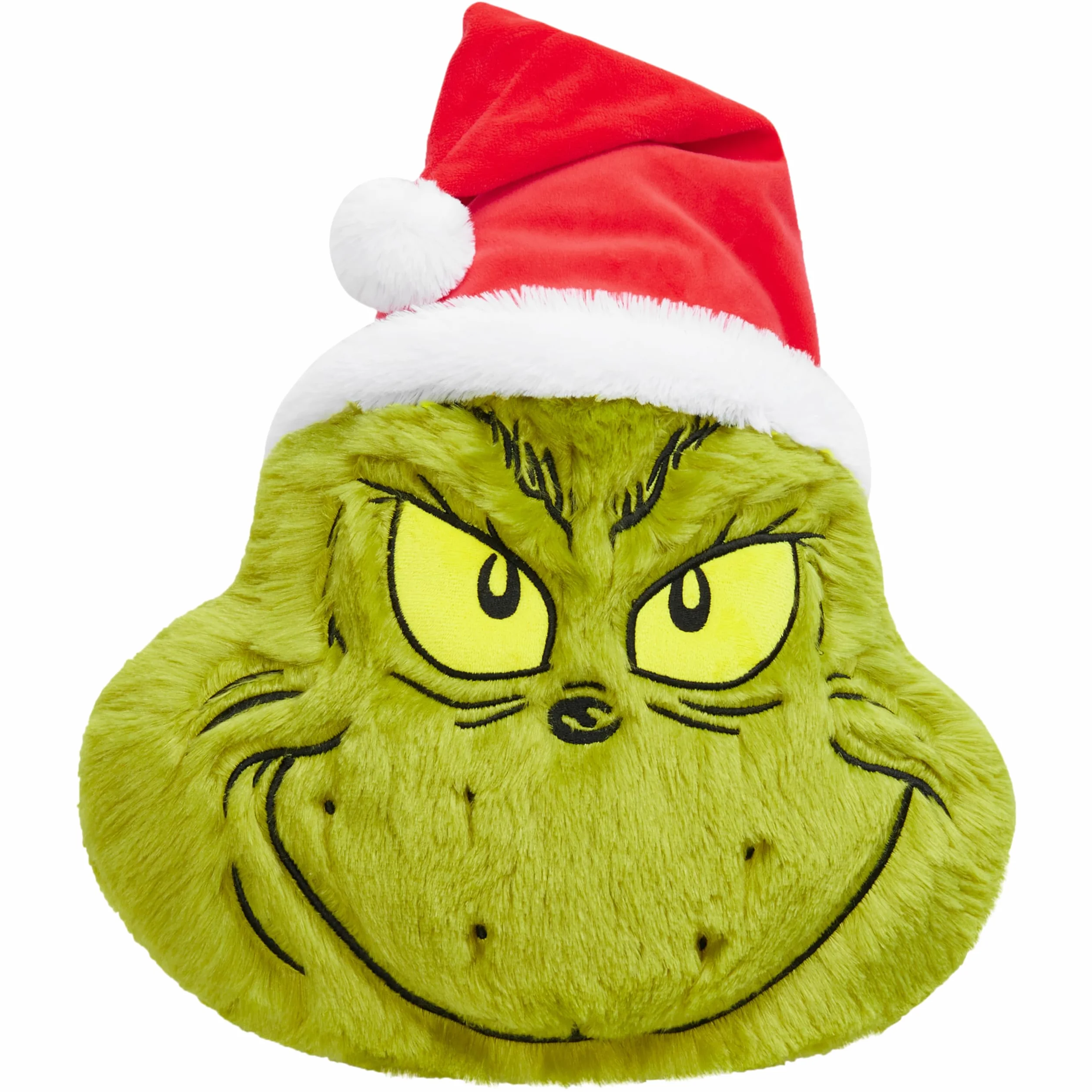 The Grinch Pluszowa poduszka 3D na łóżko, sofę, poduszka do przytulania, dekoracja bożonarodzeniowa, 52 x 34,5 x 10,5 cm, świąteczne akcesoria do sypialni, prezenty świąteczne