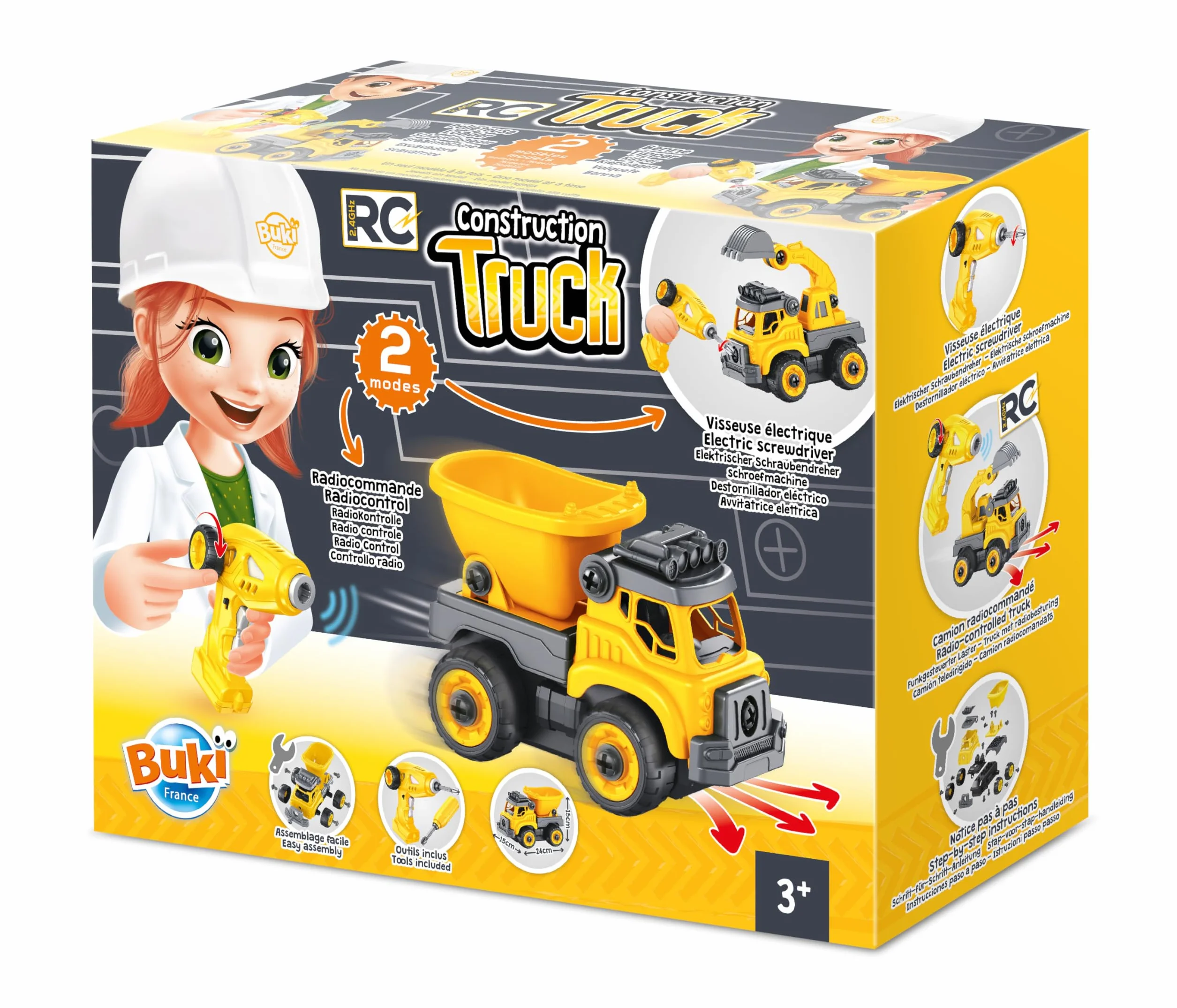 Buki France 9020 Camion de chantier plac budowy RC