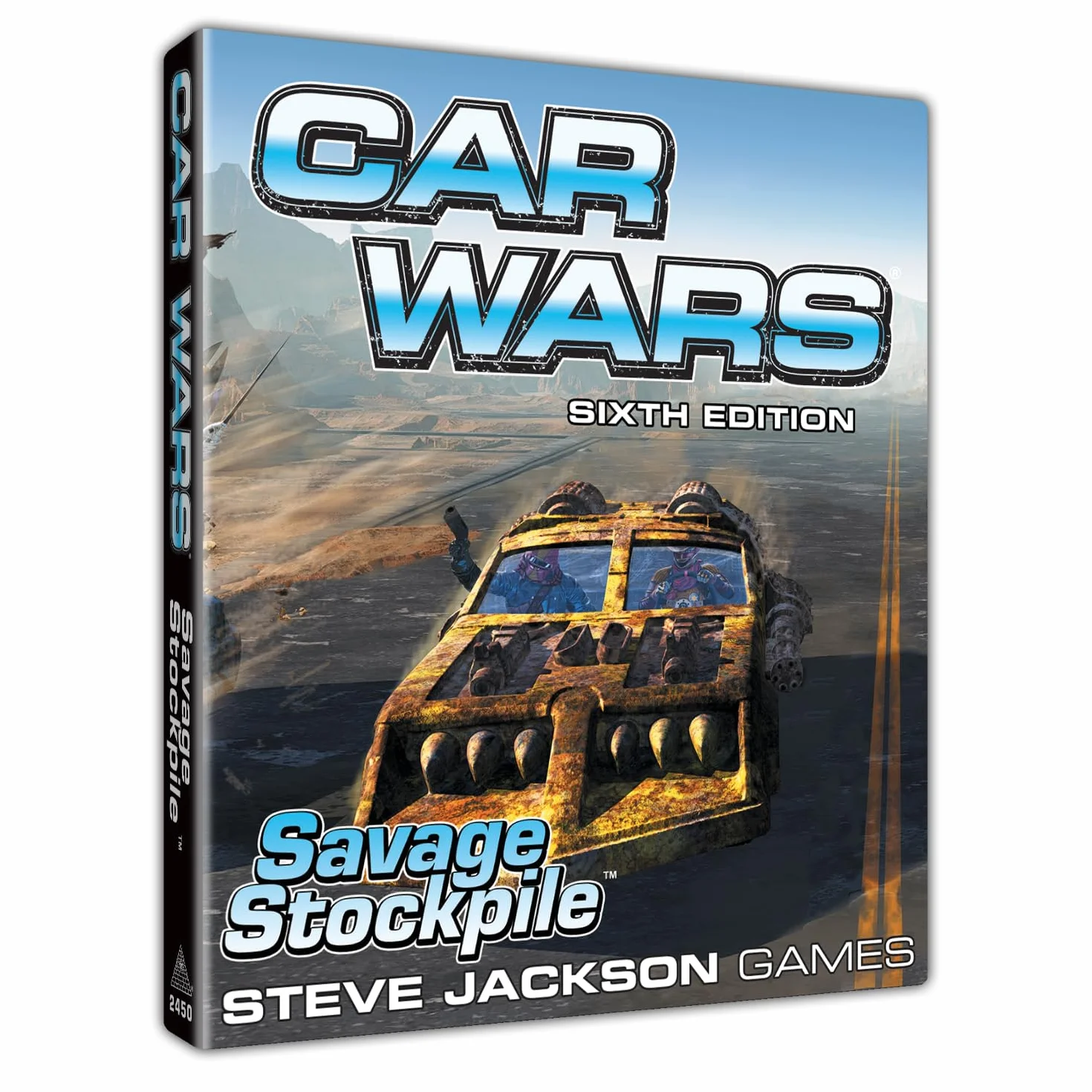 Steve Jackson Games | Car Wars Sixth Edition: Savage Stockpile Expansion | 40-Card Accessory Pack with Weapons, Structures & Gear – Customize Your Car for Arena Combat