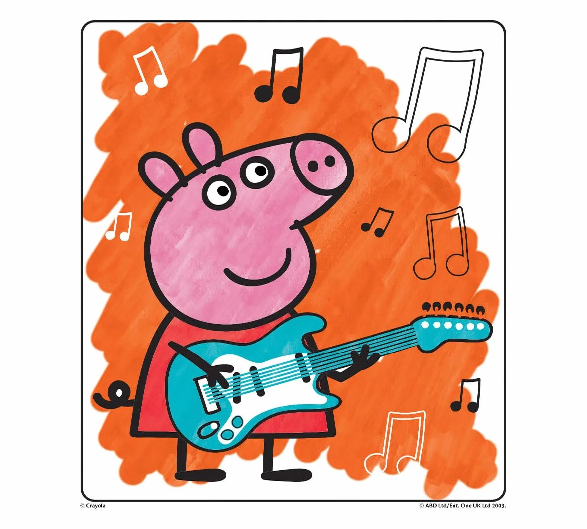 CRAYOLA Color Wonder - Peppa Pig Mess-Free Colouring Book (Includes 18 Colouring Pages & 5 Magic Color Wonder Markers)