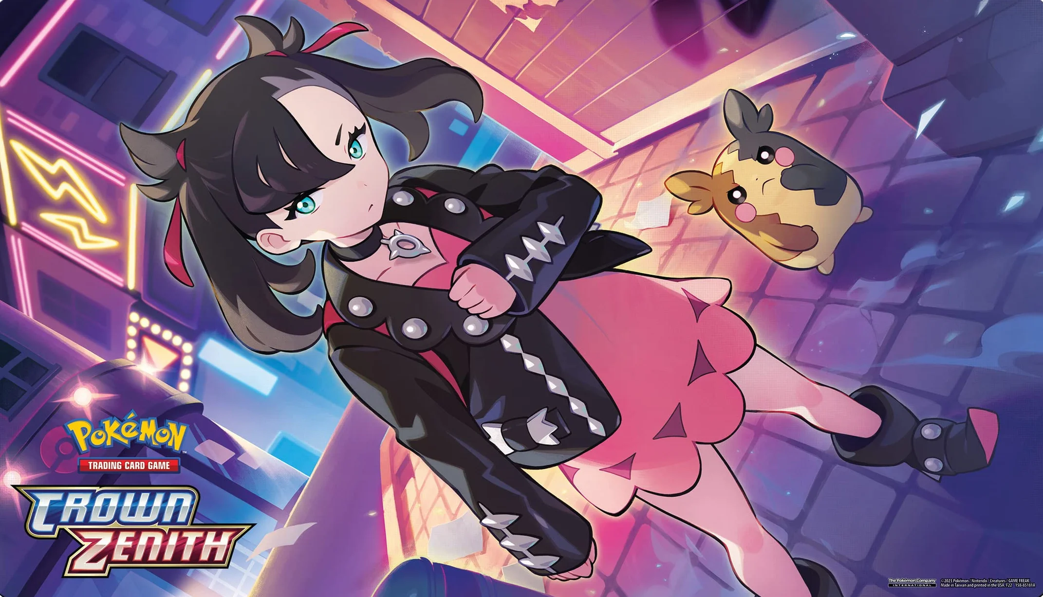 Pokemon TCG: Crown Zenith Premium Playmat Collection—Morpeko V-Union