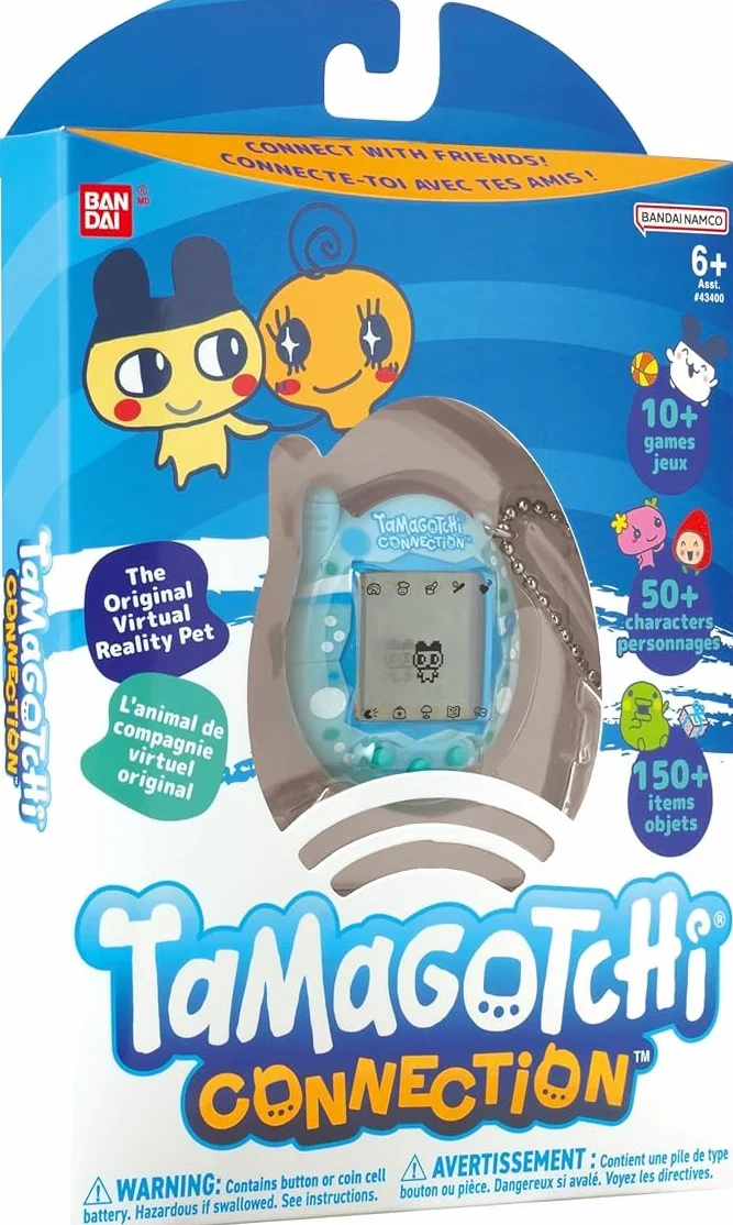TAMAGOTCHI Bandai Connection Digital Pet Bubbles Shell Virtual Pet Electronic Toy With Infra-Red Connection For Shared Fun | Kids Toys For Girls And Boys Are Great Japanese Gifts