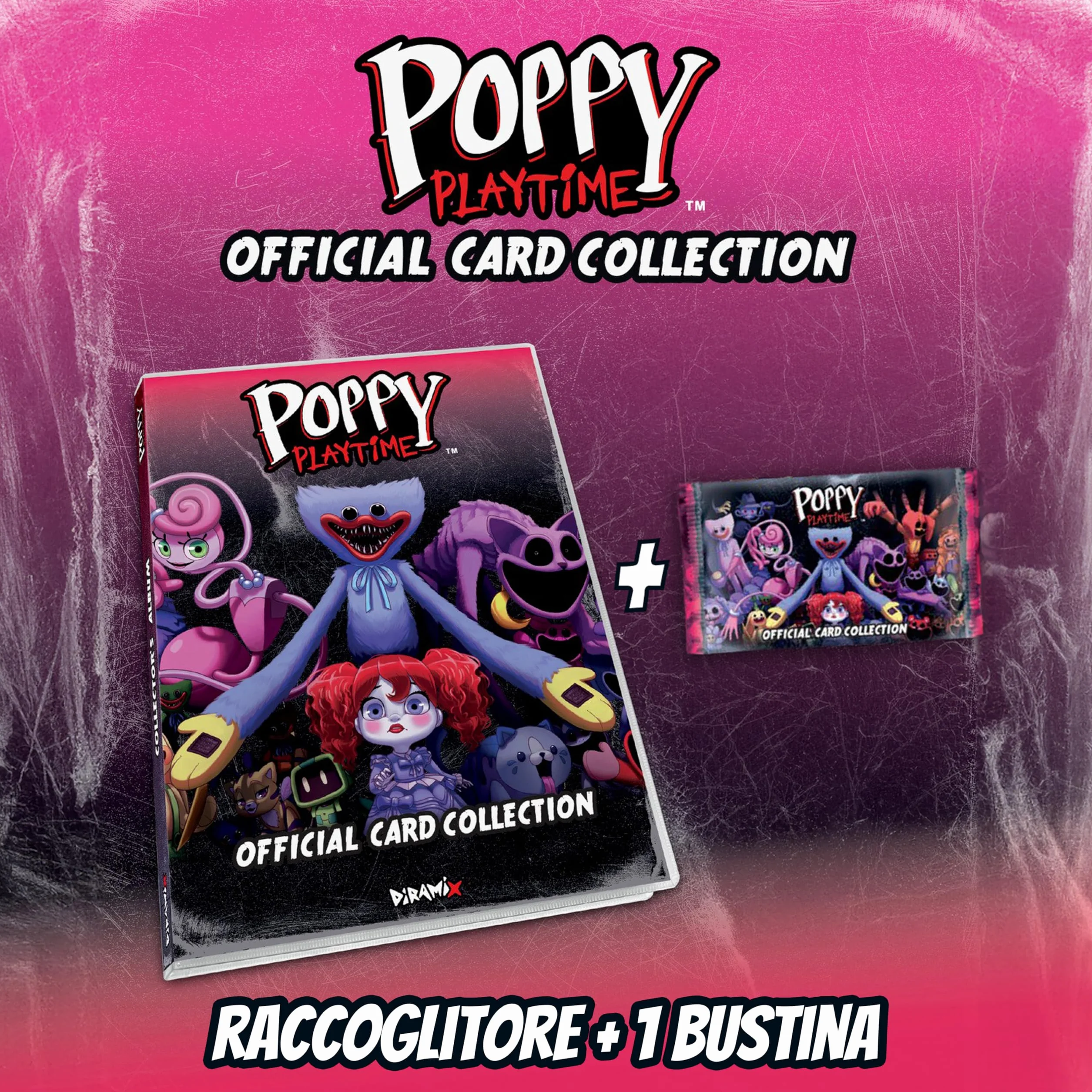 POPPY PLAYTIME segregator + 1 saszetka - oficjalna kolekcja kart Diramix