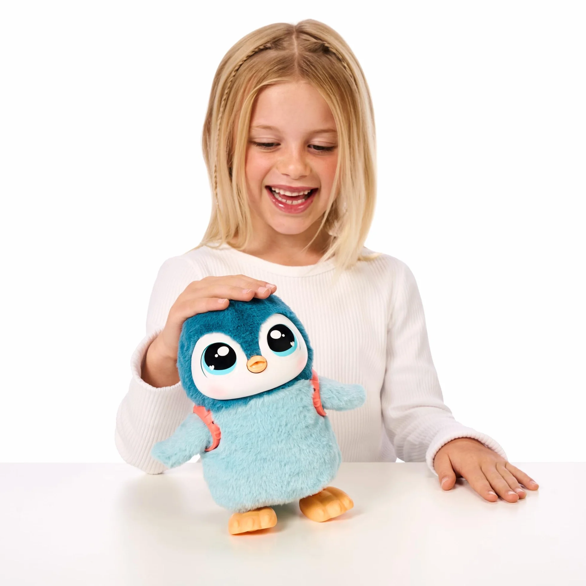 Little Live Pets My Walking Penguin Waddles | Cuddly Interactive Penguin That Runs, Dances and Flutters with Wings Over 25 Sounds & Reactions Batteries Included Ages 5+
