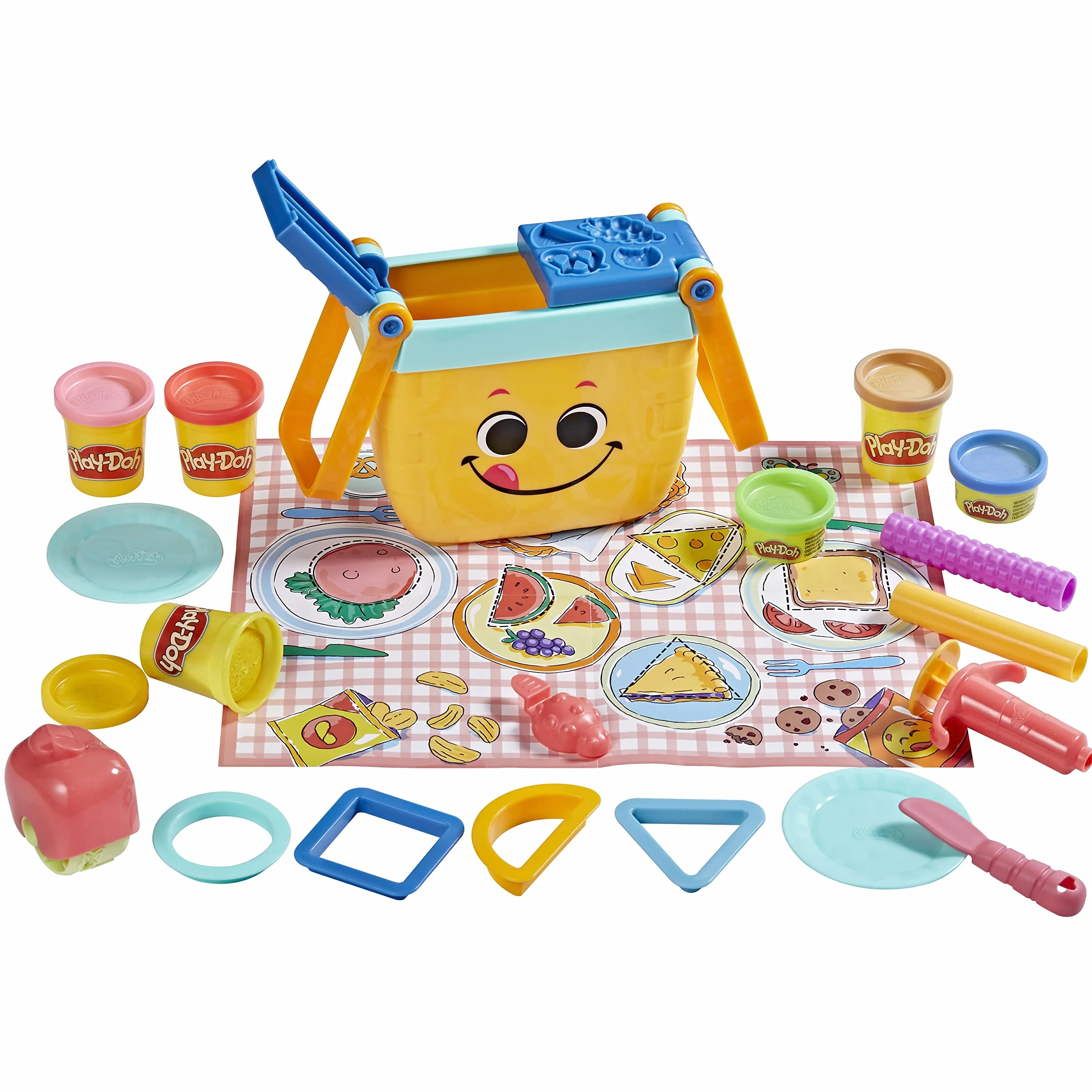 Play-Doh Zestaw startowy Play-Doh Piknikowe kształty, zabawki dla przedszkolaków