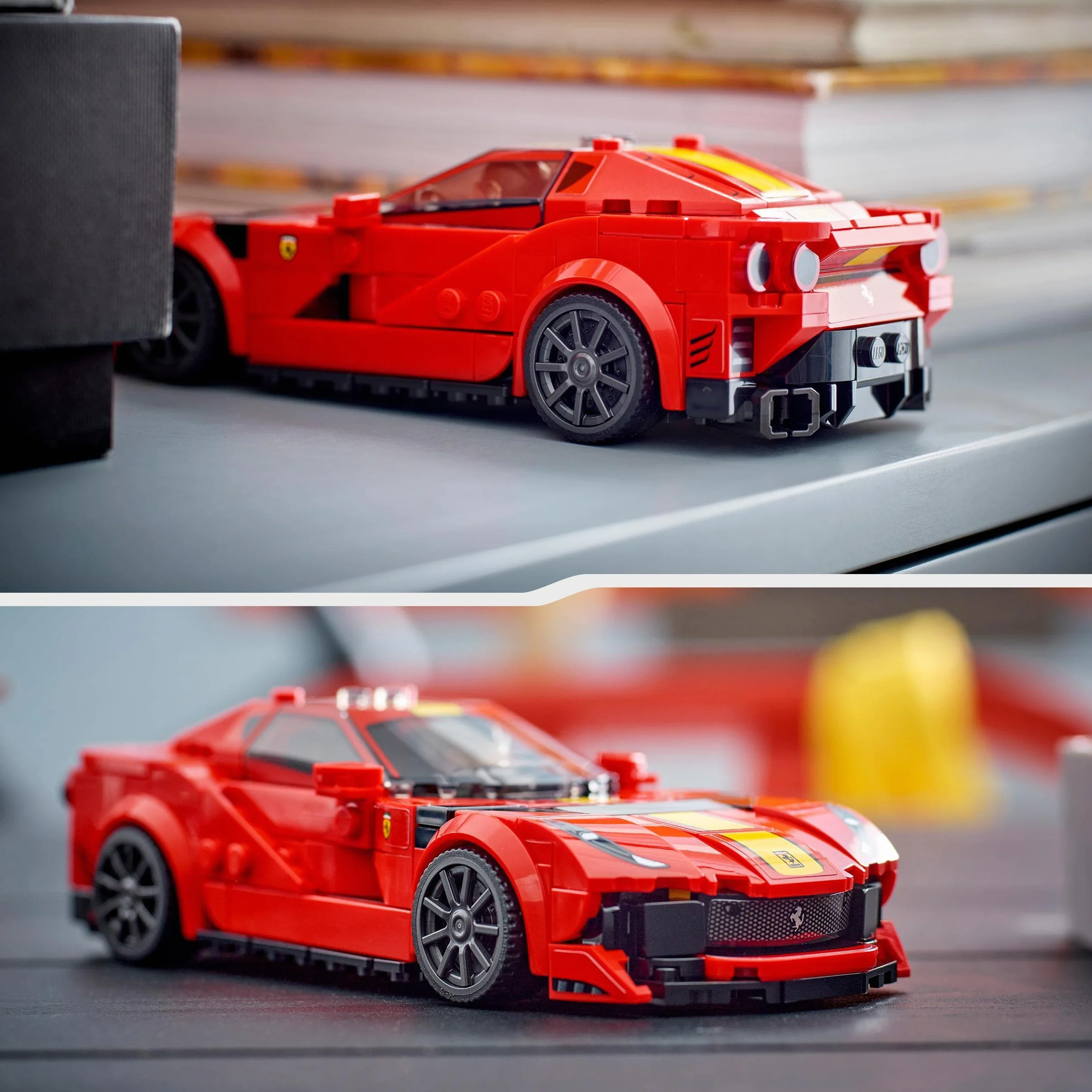 LEGO Speed Champions Ferrari 812 Competizione, Sportowy Samochód, Zabawka dla Dziecka do Zbudowania, Seria 2023, Prezent dla 9-latka i Fana Pojazdów Wyścigowych, 76914