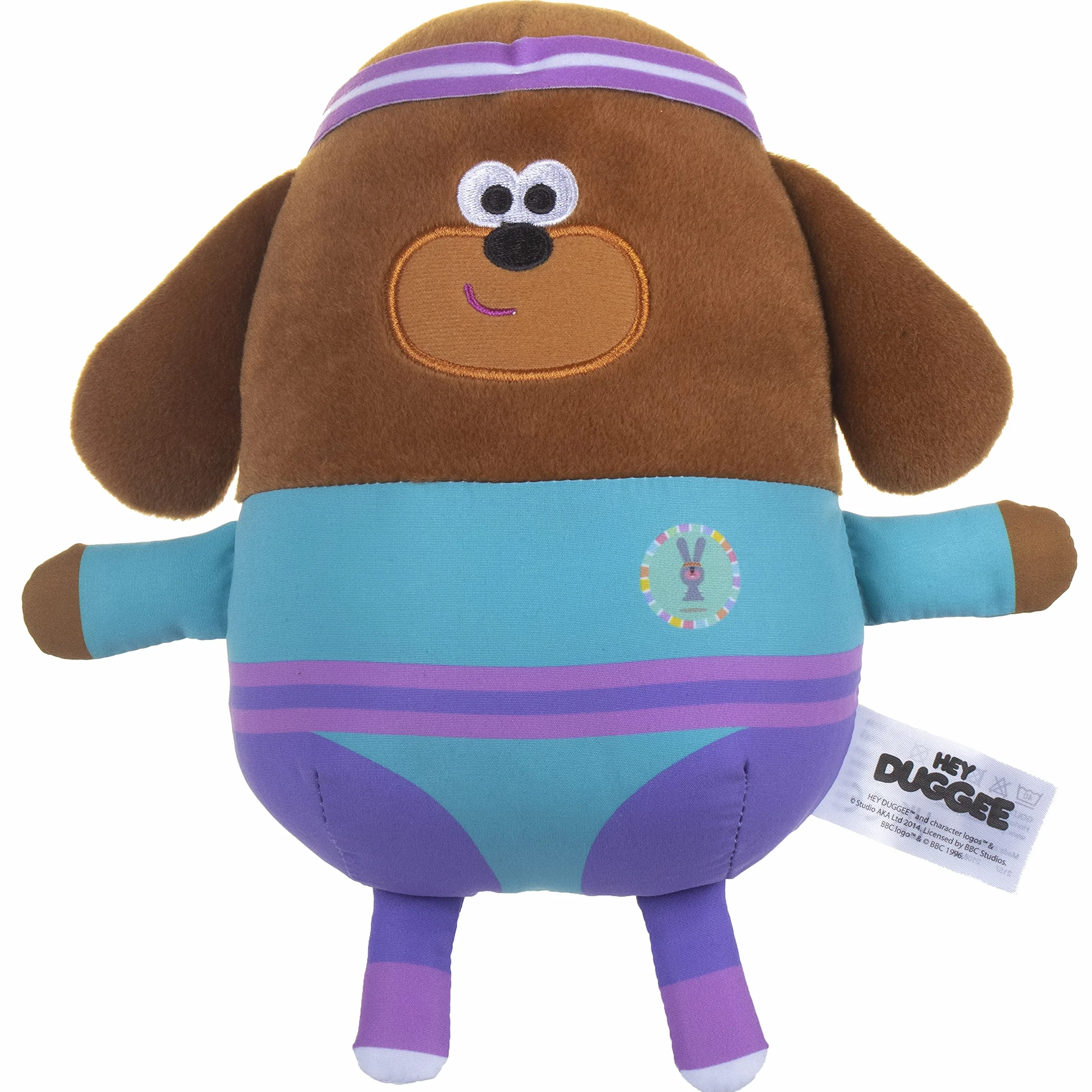Hey Duggee 2157 Fitness Duggee, miękka zabawka, brązowa