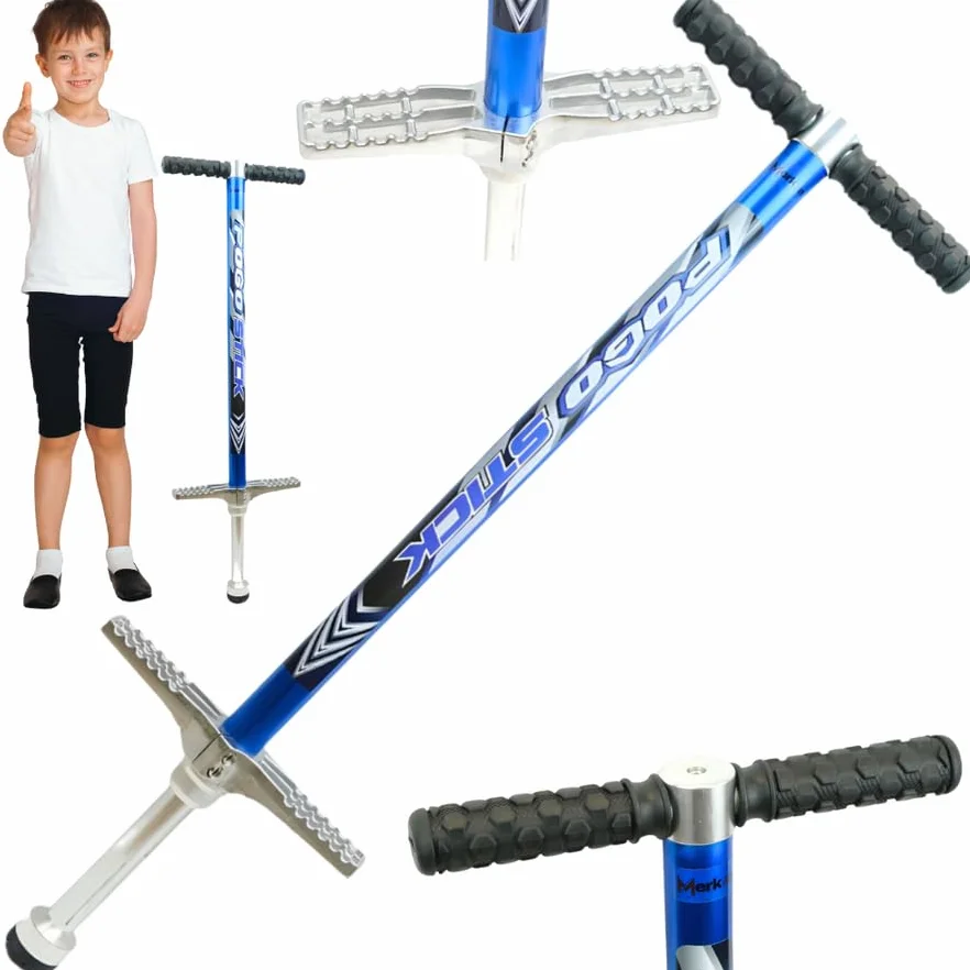 Pogo Stick, Skoczek Do Skakania, Drążek Do Skakania, Gumowe rączki, Dla Dzieci 5+, Waga do 70 kg