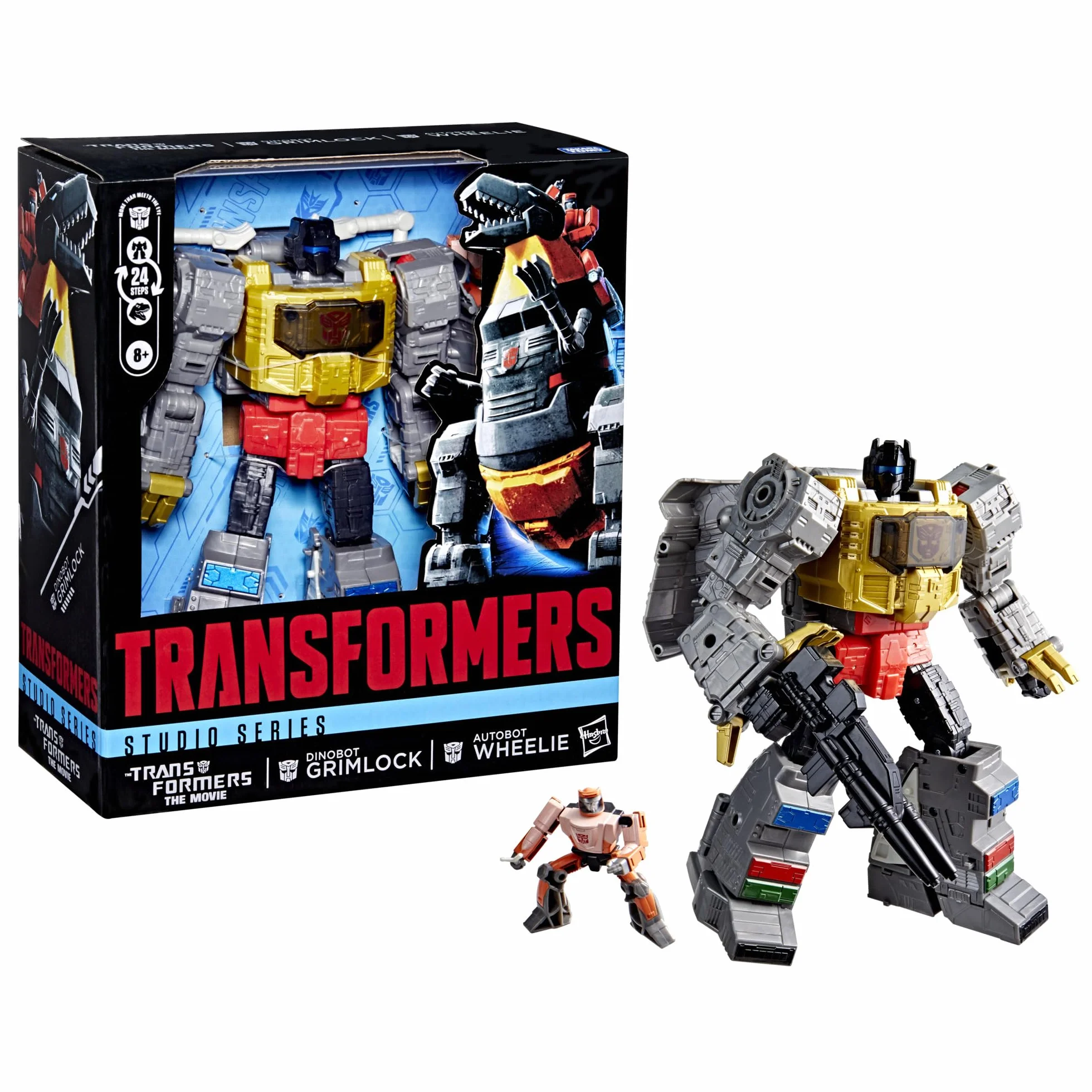 Figurka Dinobota Grimlocka z kolekcji Transformers Studio Series z filmu "The Transformers: The Movie"