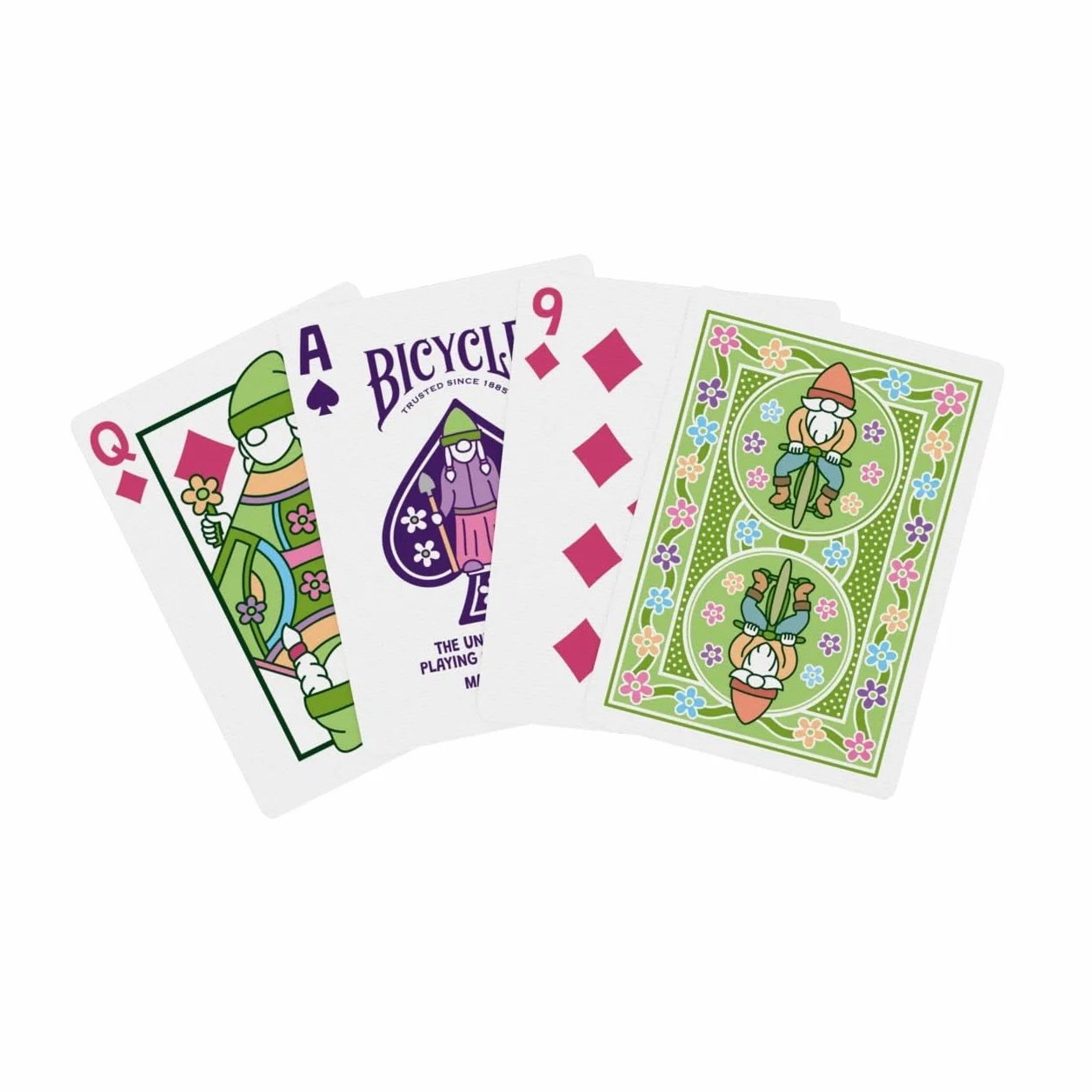 Bicycle® Garden Gnome (Designer Spielkarten, Poker, Skat...)