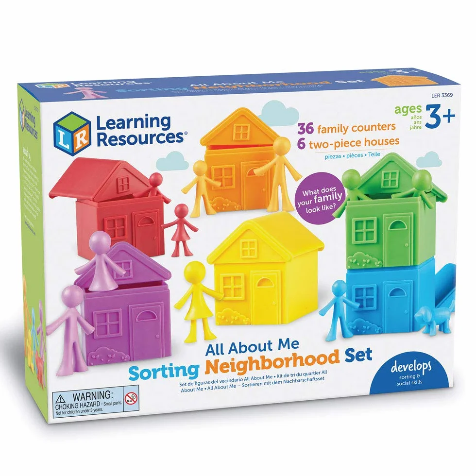 Learning Resources All About Me Sortowanie Sasiedztwa 36-Kawałek Zestaw