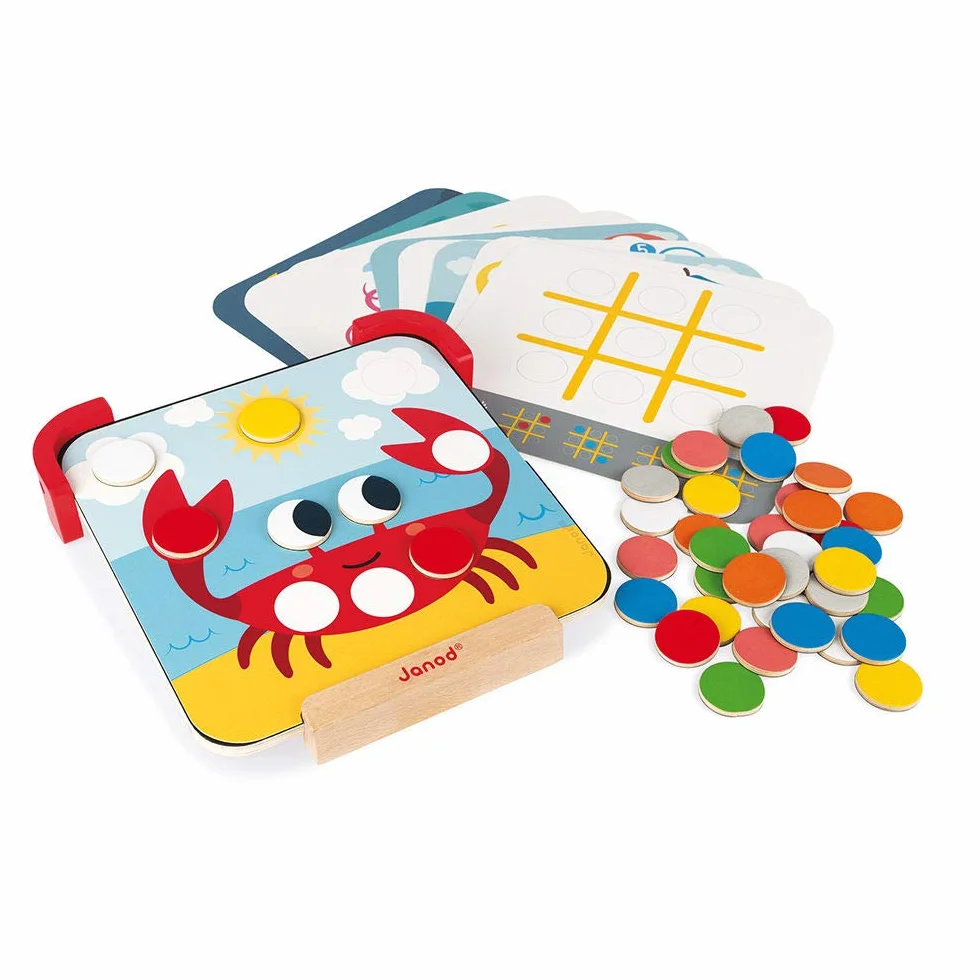 Janod - I Learn Colours - Magnetic Educational Toy - For children fom the Age of 2, J05321