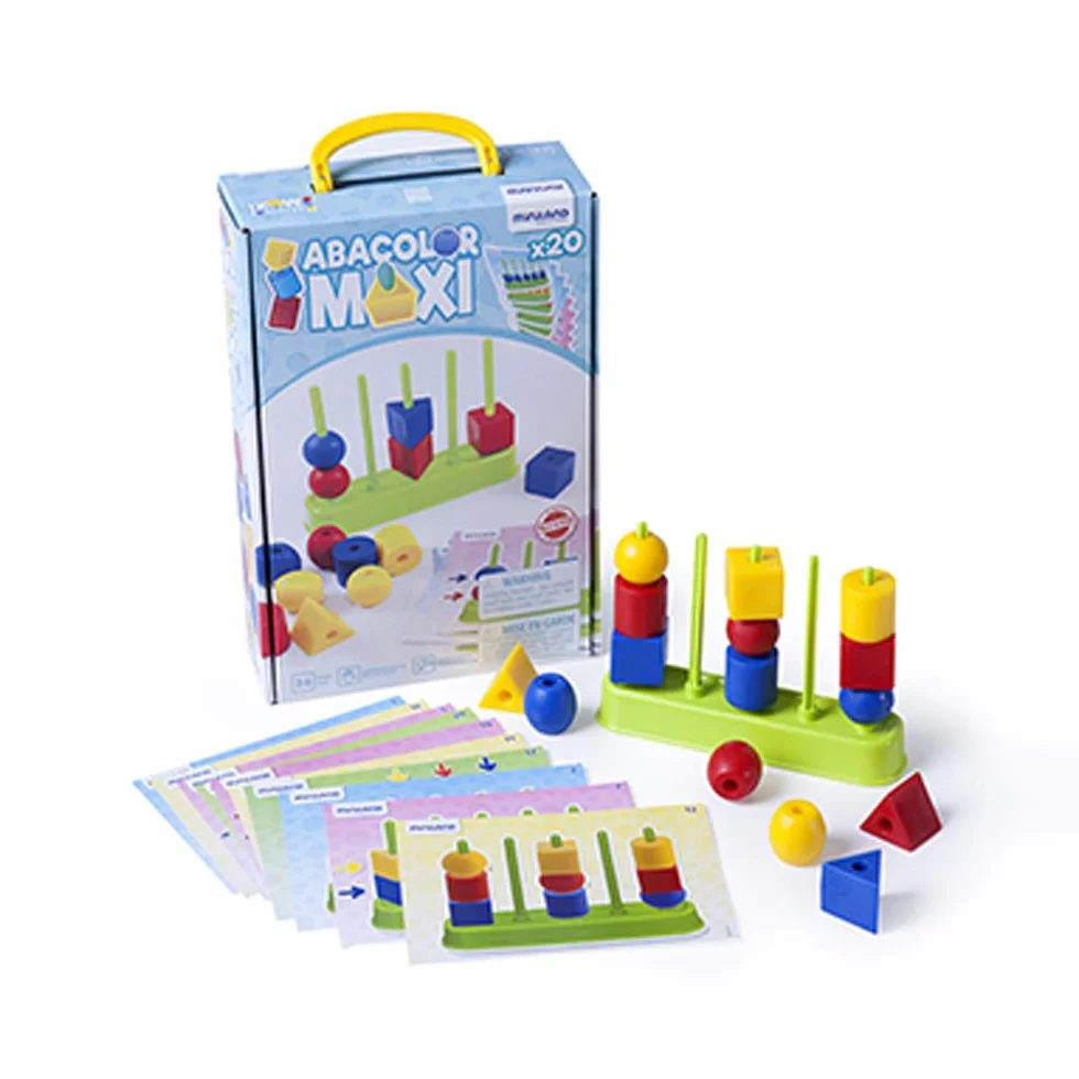 Miniland 45309 Abacolor Maxi, wielokolorowy