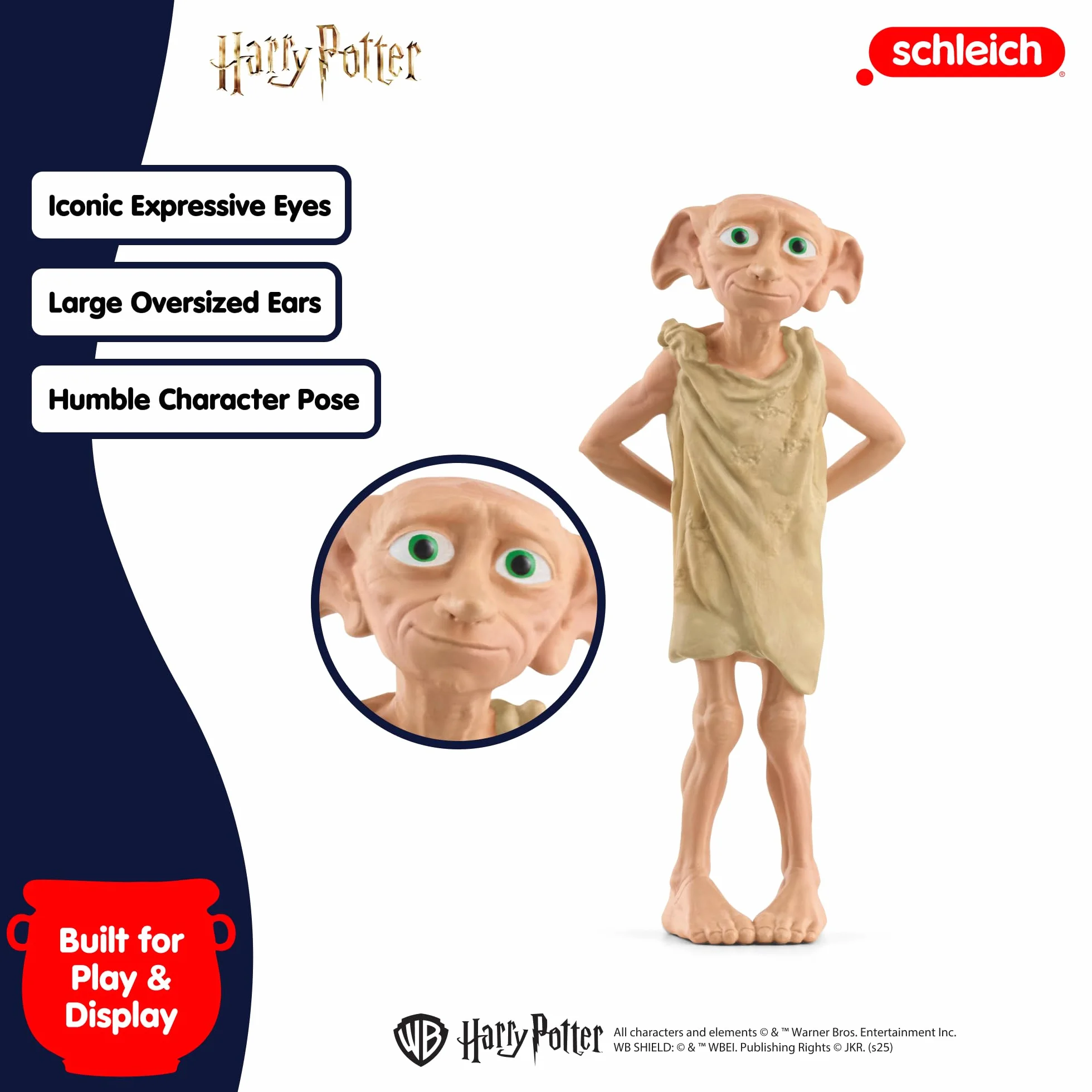 schleich HARRY POTTER | Zgredek 13985 | realistyczna figurka | do zabawy, dekoracji lub kolekcji | świetny prezent dla dzieci i kolekcjonerów | figurka od 6 lat | 3 x 4 x 8 cm