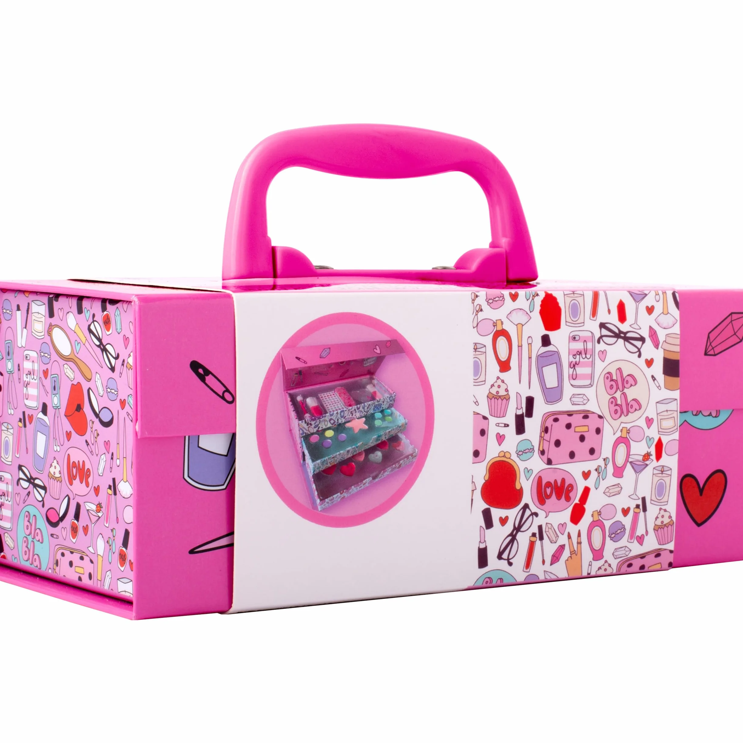 Create It! - 84530 - Beauty Case - kuferek na kosmetyki dla dziewczynek, Rosa, różowy dla dziewczynki