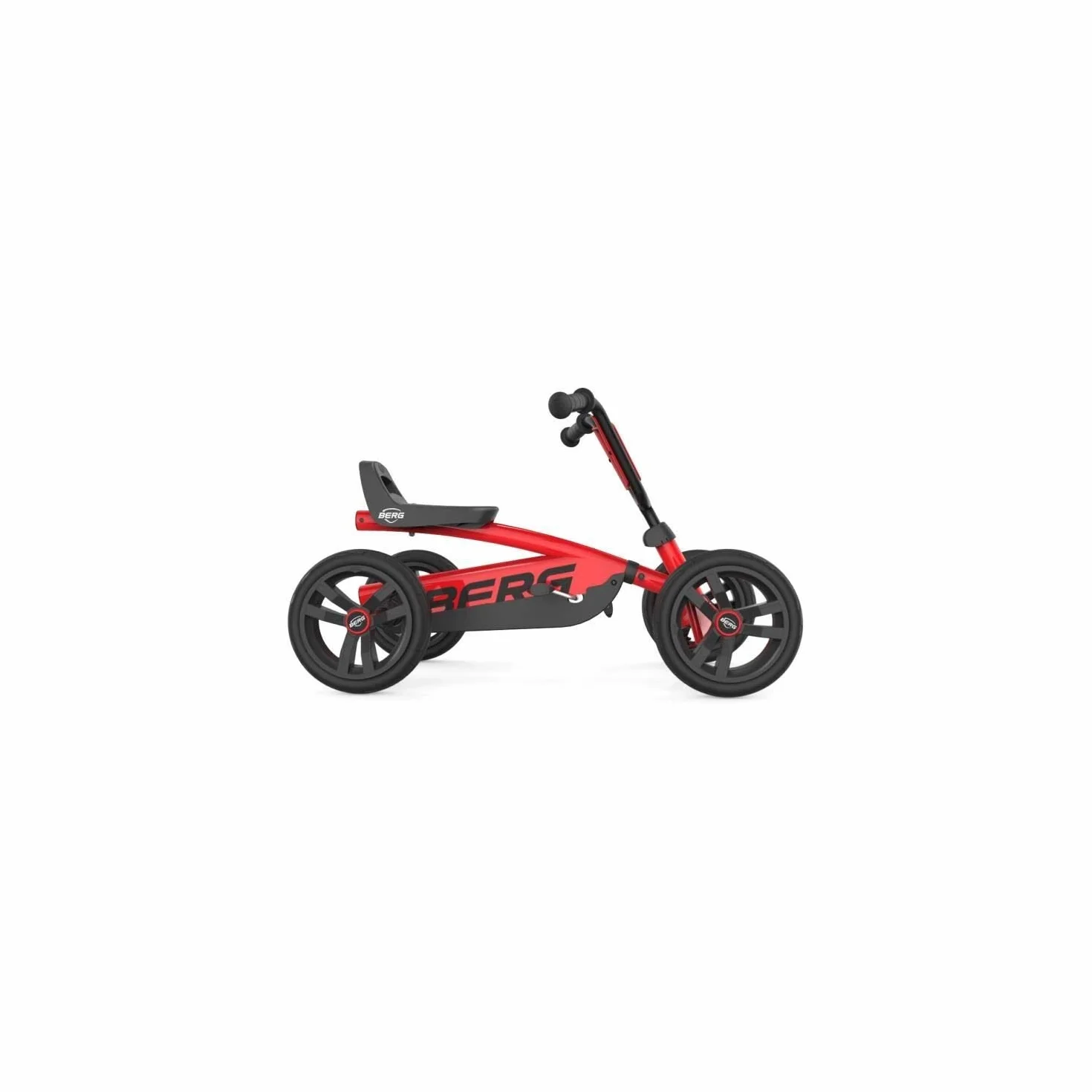 BERG Buzzy Red Gokart, pojazd dziecięcy, samochód na pedały, zabawka dla dzieci, wysoki poziom bezpieczeństwa i stabilności, Kettcar od 2 lat