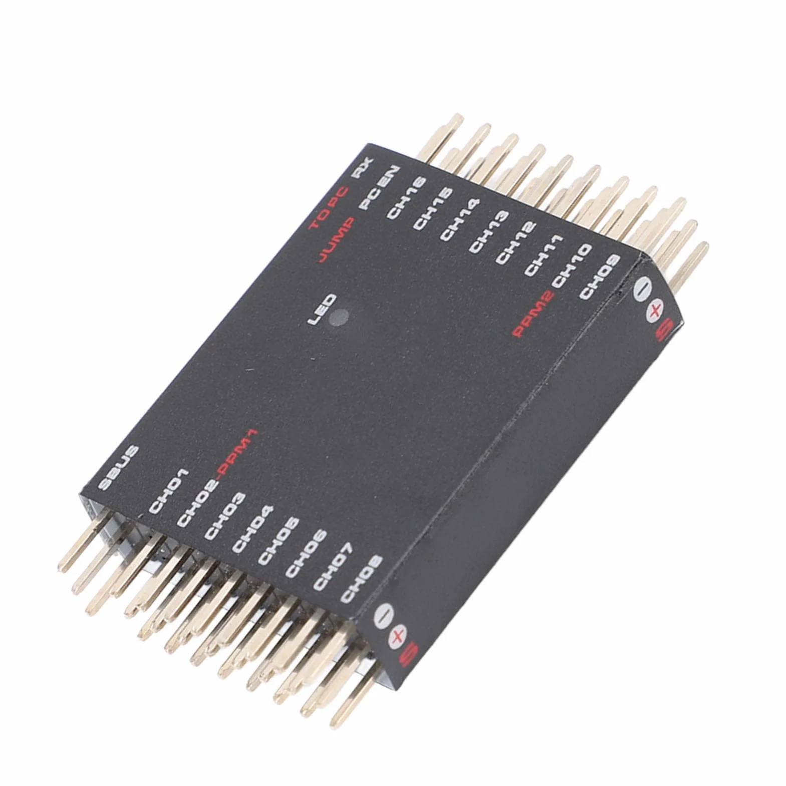 Dekoder SBUS na PWM/PPM, DIY SBUS na 16-kanałowy Konwerter PWM Dwukierunkowy Konwerter PWM Odbiornik Transwerter Sygnału dla Futaba dla Frsky dla Orange