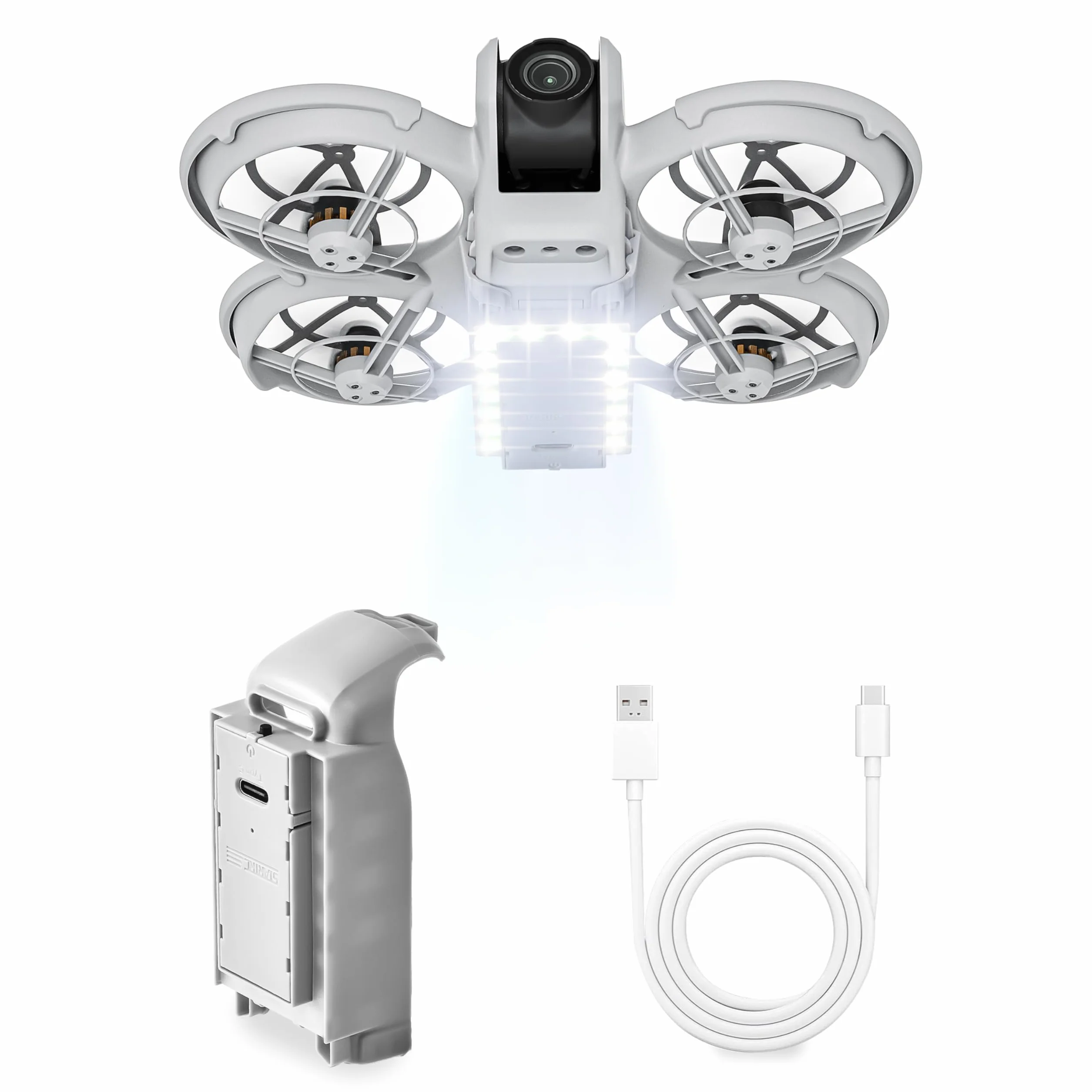 STARTRC Neo podwozie składane, przedłużone nogi z lampkami błyskowymi LED, podwozie do DJI Neo akcesoria