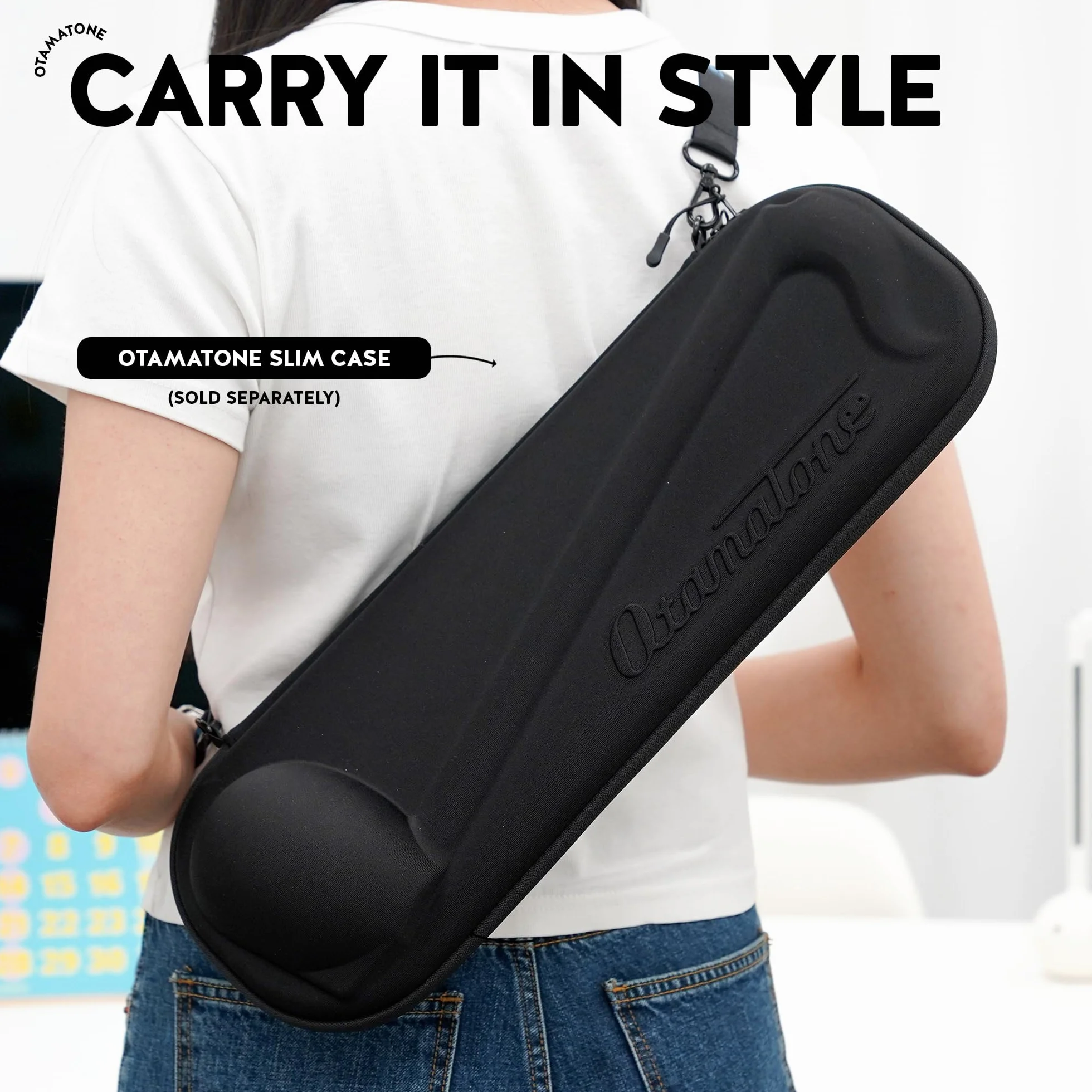 Otamatone Deluxe [edycja angielska] elektroniczny instrument muzyczny, zabawka, przenośny syntezator z Japonii, od Cube/Maywa Denki, czarny