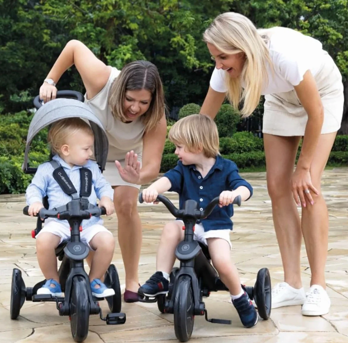 Globber Explorer Trike 4w1 rowerek trójkołowy - biegowy - wózek/New Red 632-102-3 czerwony