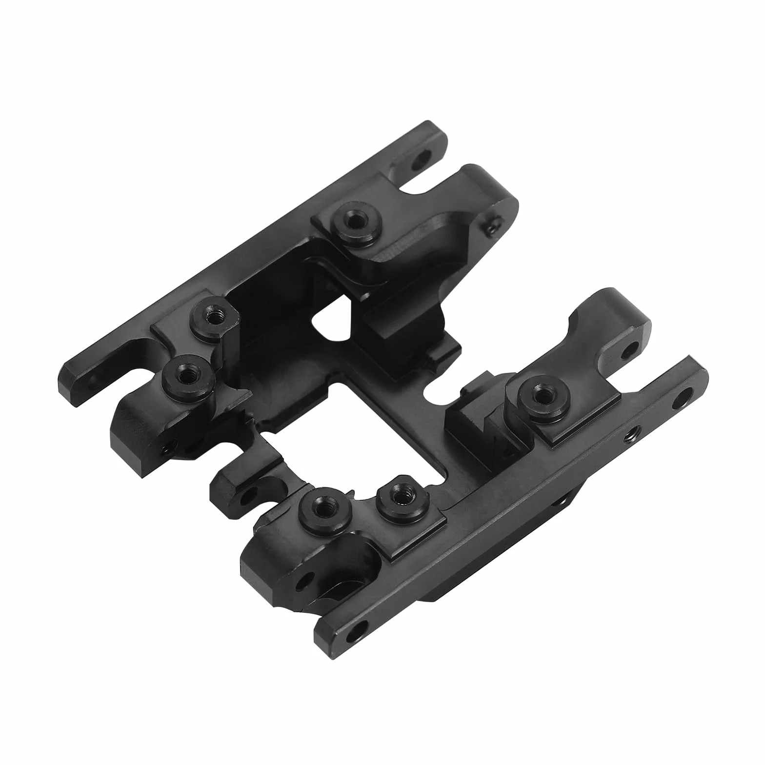 INJORA Płyta poślizgowa - 53 g czarna powłoka mosiężny uchwyt zębaty do 1/18 RC Crawler TRX4M Upgrade
