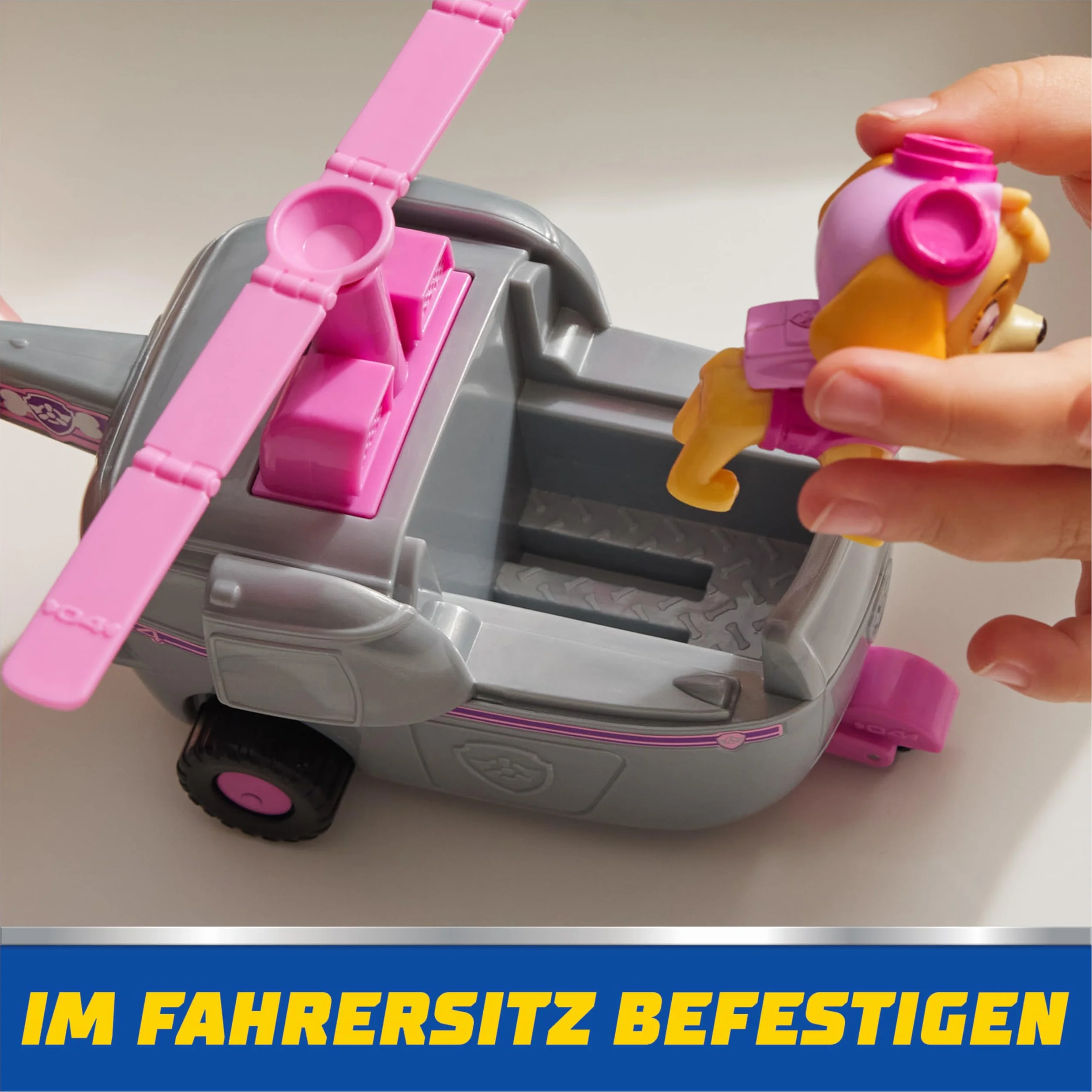 Psi Patrol helikopter Skye zabawkowy pojazd z figurką dla dzieci od 3 lat