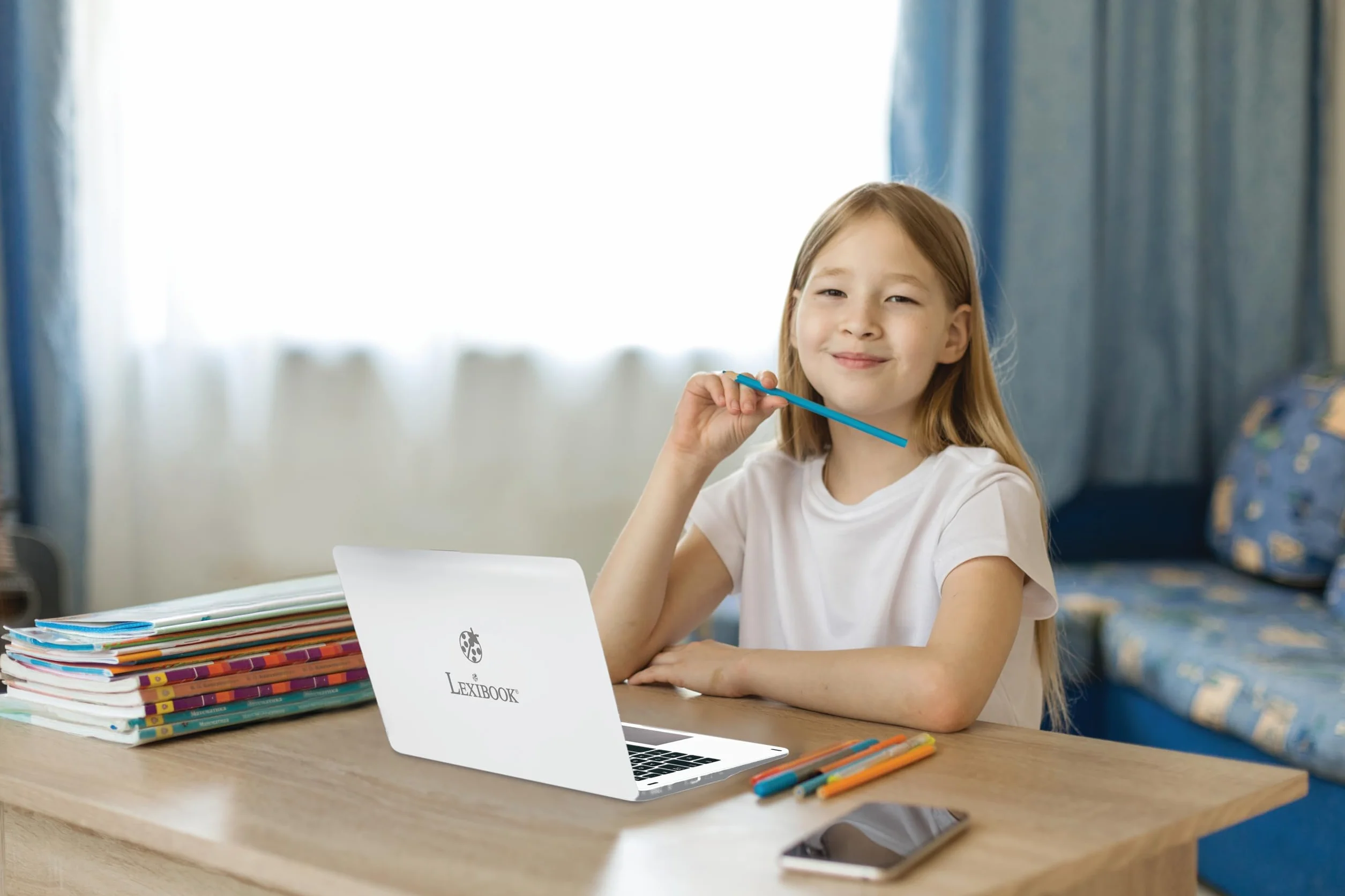 Lexibook, LAPTAB® 11, laptop z ekranem dotykowym, dla całej rodziny, treści edukacyjne i zabawne, działa z systemem Android™, kontrola rodzicielska, ultracienki i lekki, LT11FR