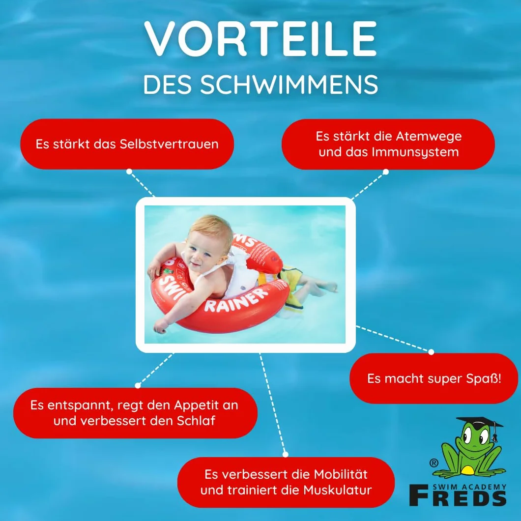 FREDS SWIM ACADEMY Trenażer Swimter 'Classic' (SwiMTRAINER "Classic" czerwony