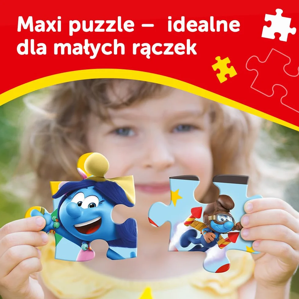 Puzzle 24 maxi Smerfny dzień TREFL